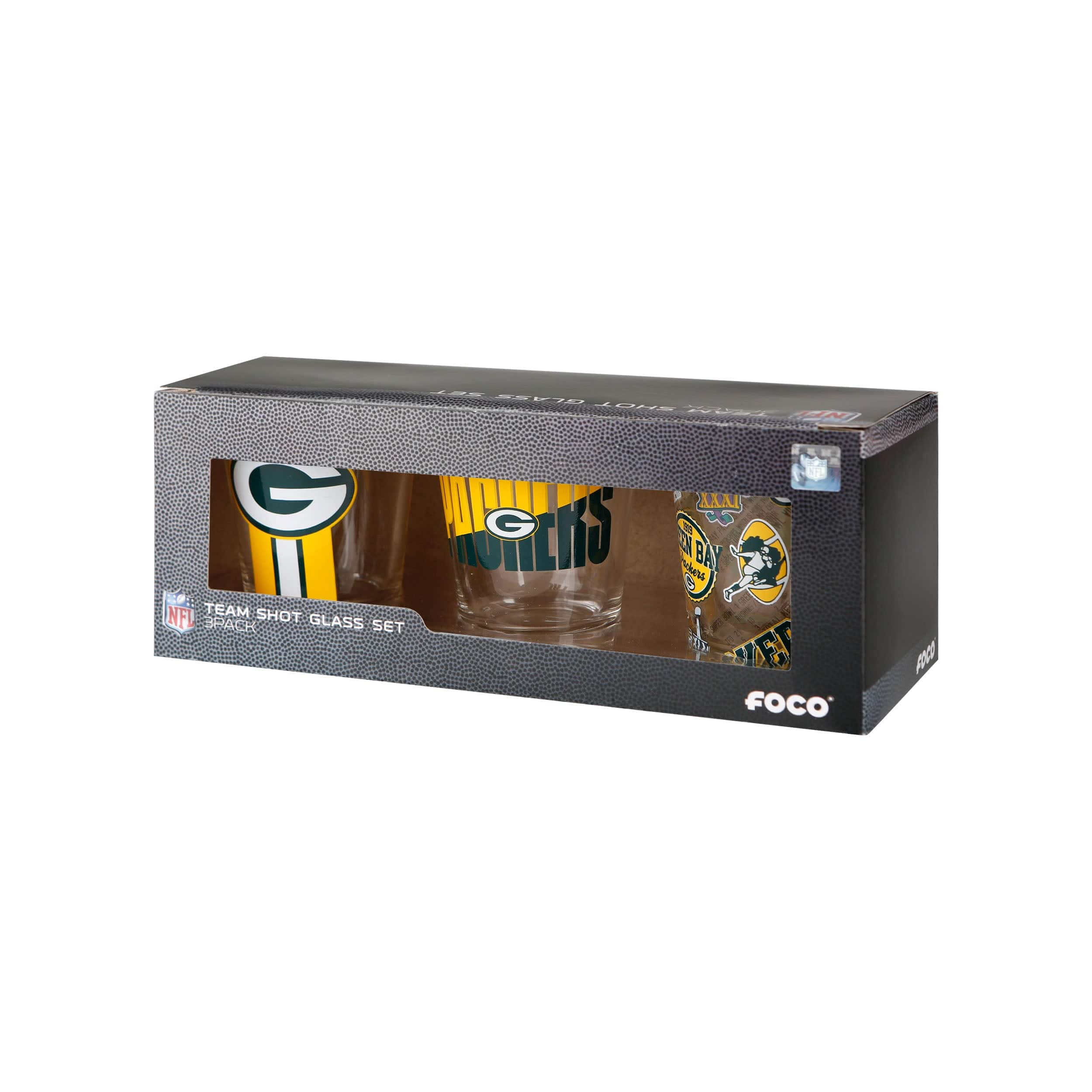 Green Bay Packers NFL 3 Pack Shot Glass - Image 5