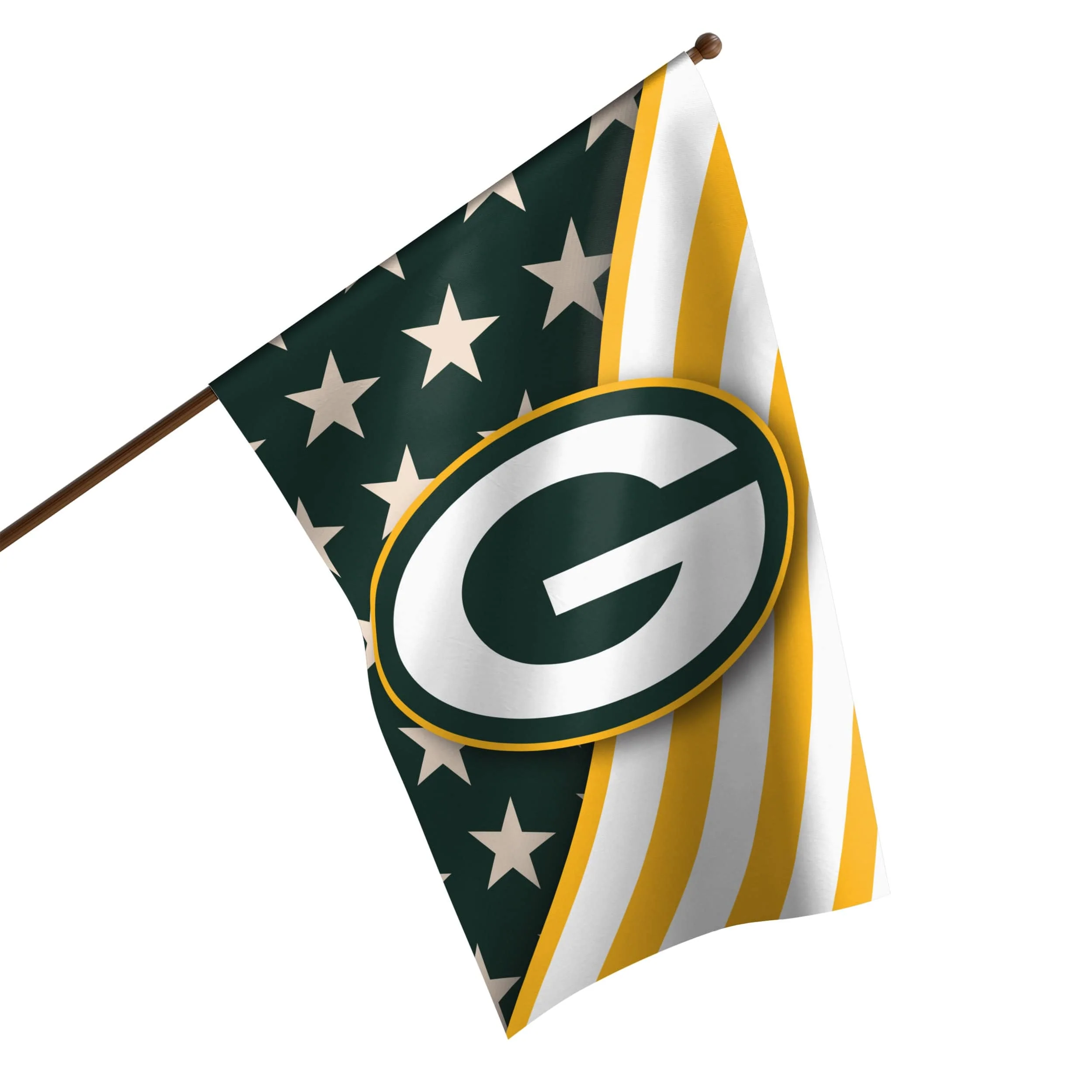 Green Bay Packers NFL Americana Vertical Flag