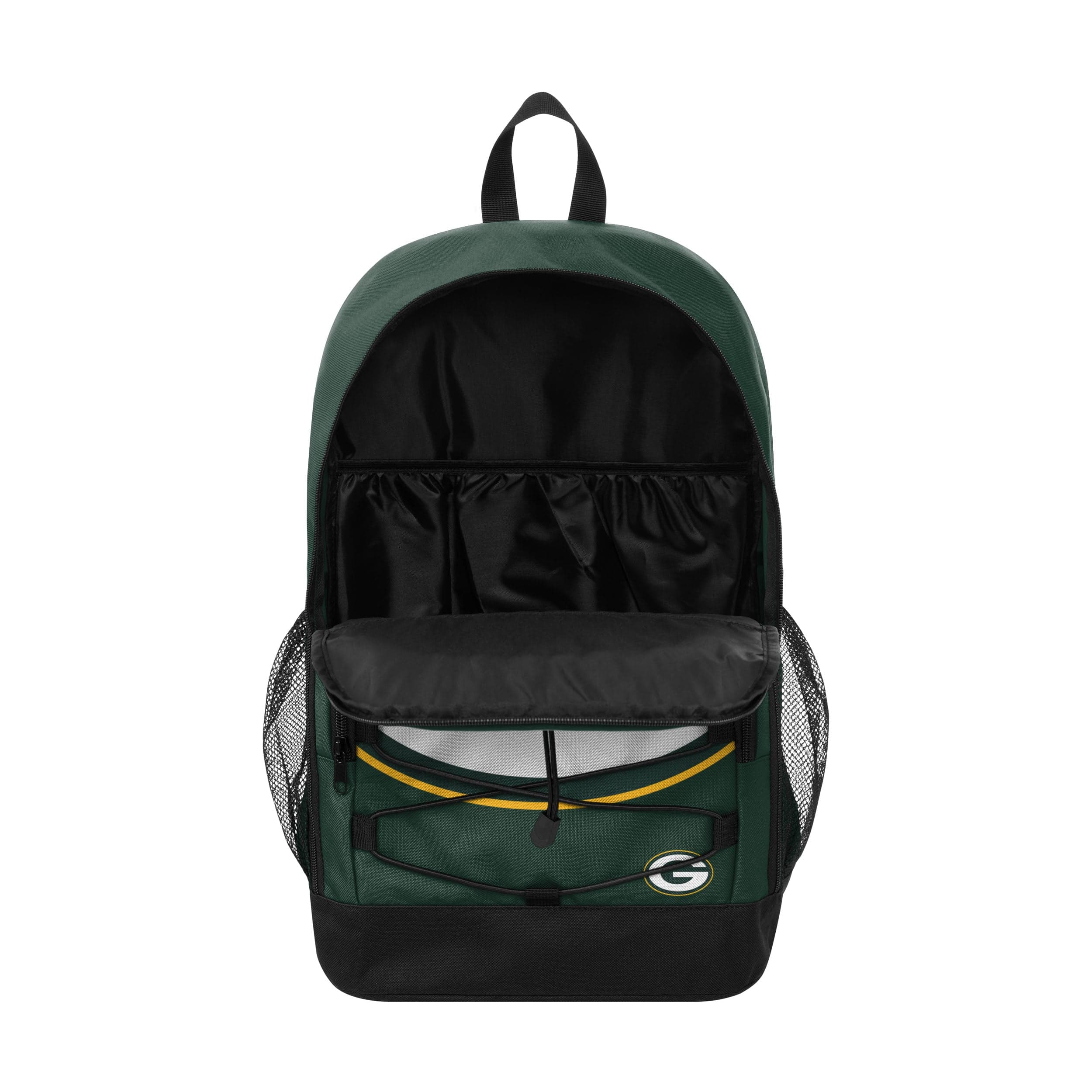 Green Bay Packers NFL Big Logo Bungee Backpack - Image 3