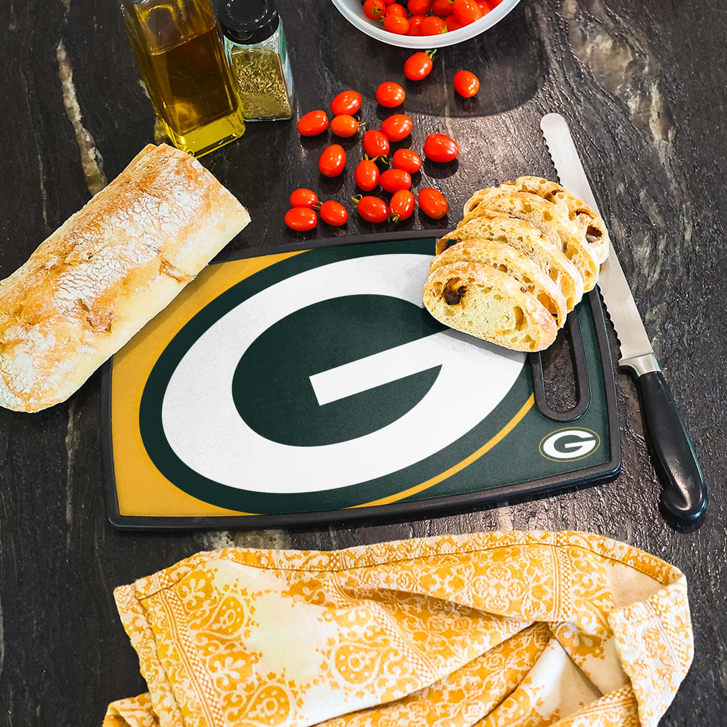 Green Bay Packers NFL Big Logo Cutting Board - Image 2