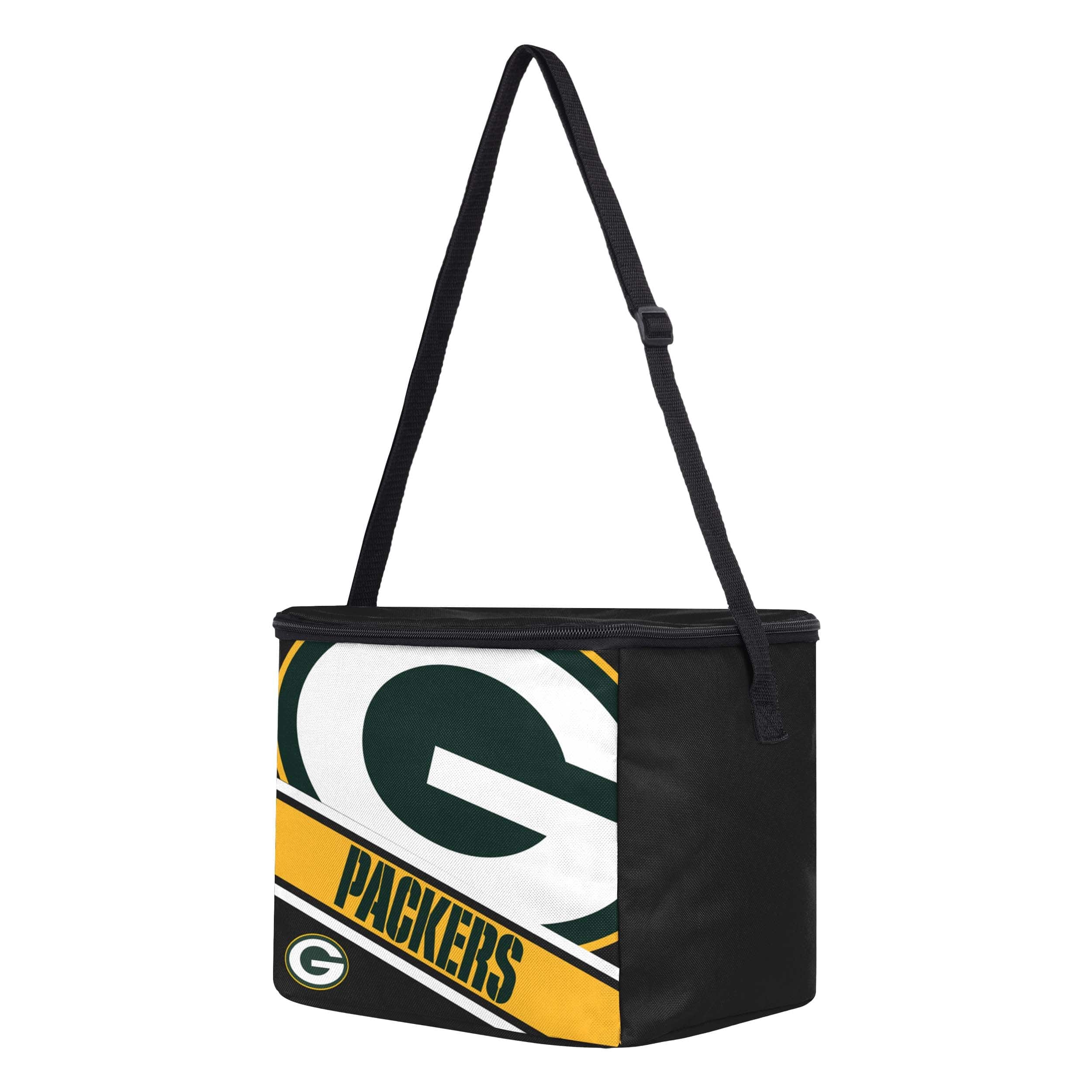 Green Bay Packers NFL Big Logo Stripe 12 Pack Cooler - Image 2