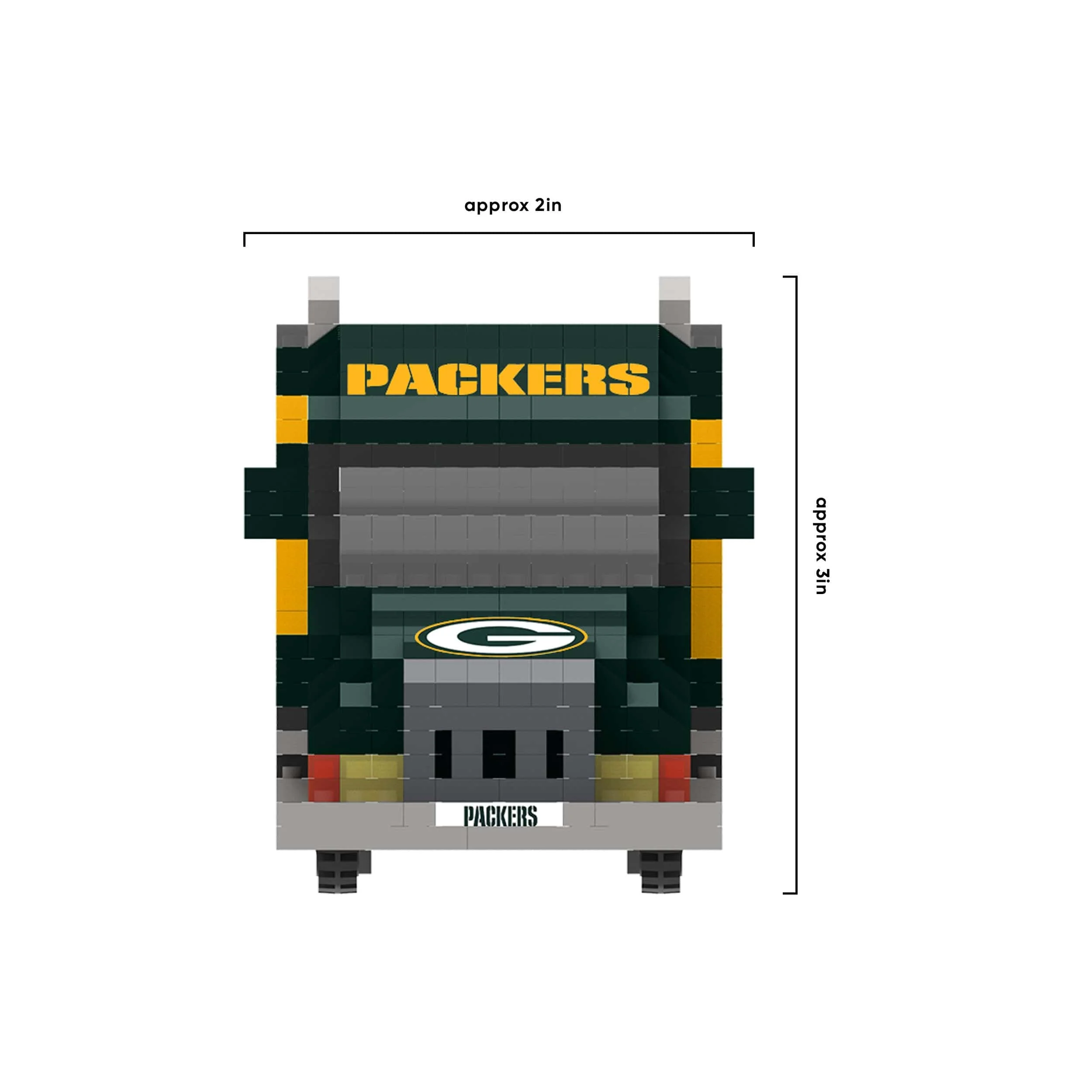 Green Bay Packers NFL BRXLZ Truck - Image 5