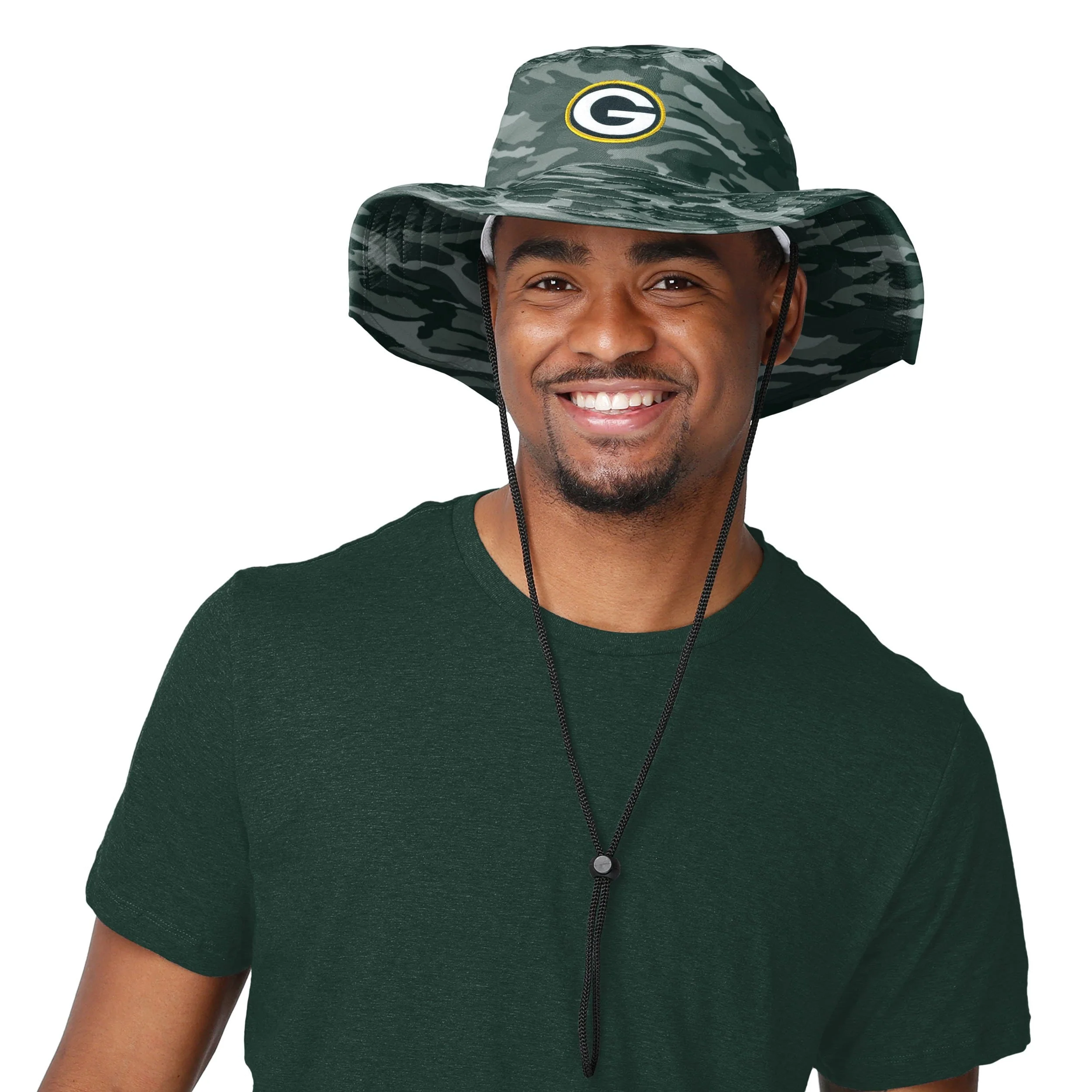 Green Bay Packers NFL Camo Boonie Hat - Image 2