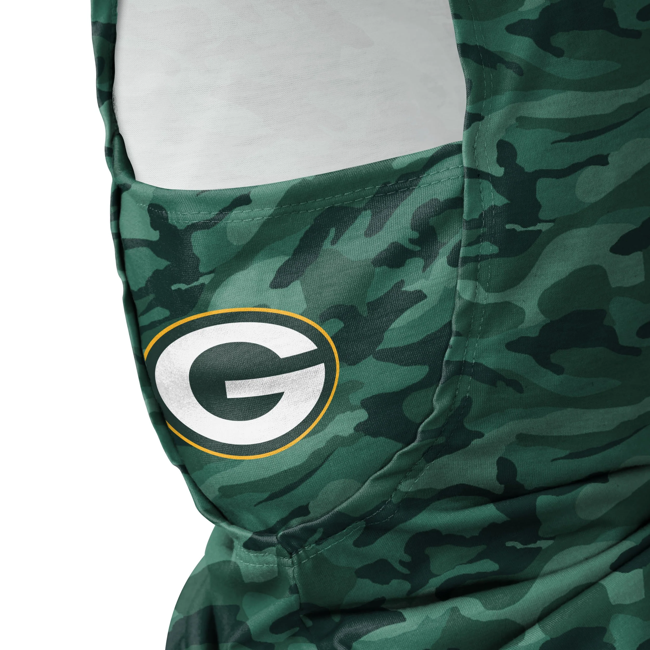 Green Bay Packers NFL Camo Lightweight Hooded Gaiter - Image 3