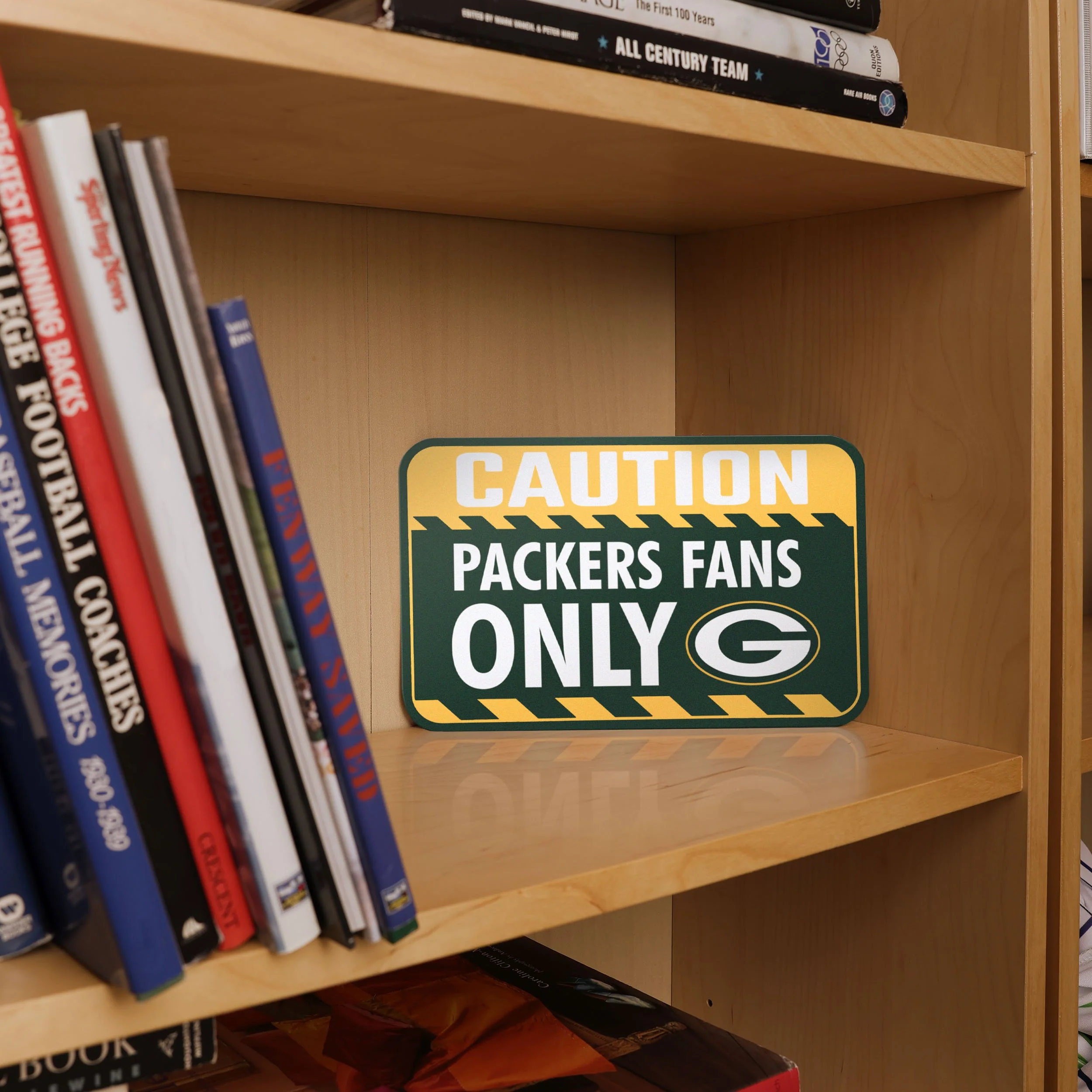 Green Bay Packers NFL Caution Sign - Image 3