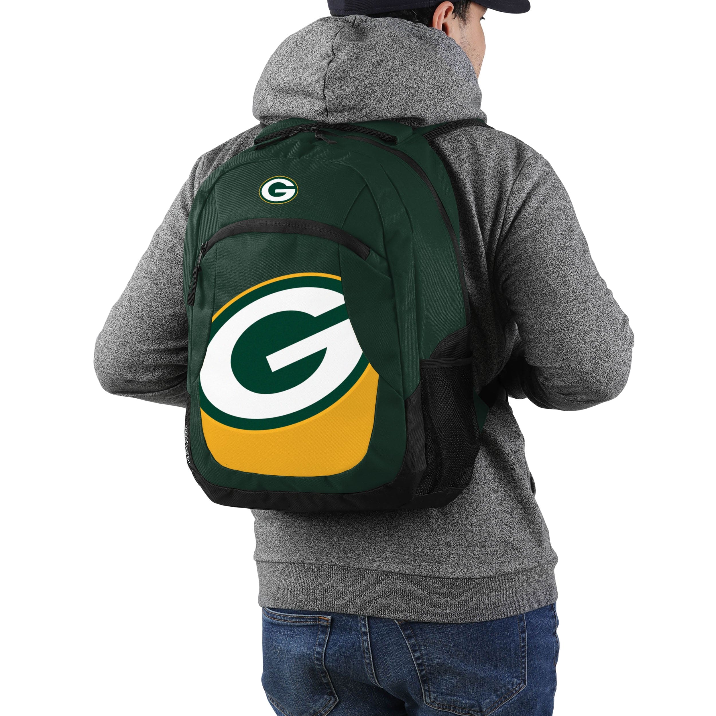 Green Bay Packers NFL Colorblock Action Backpack - Image 5