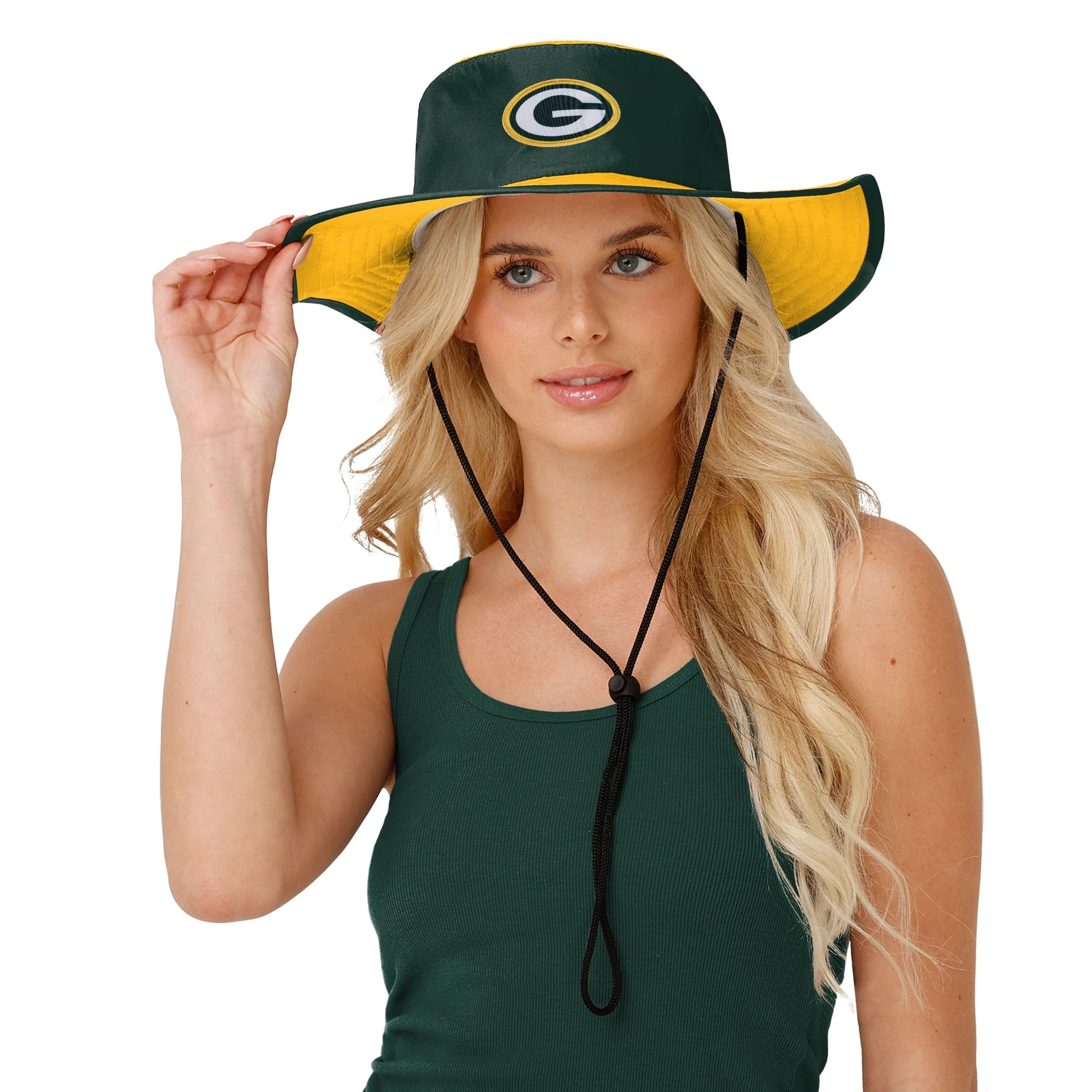 Green Bay Packers NFL Colorblock Boonie Hat - Image 2