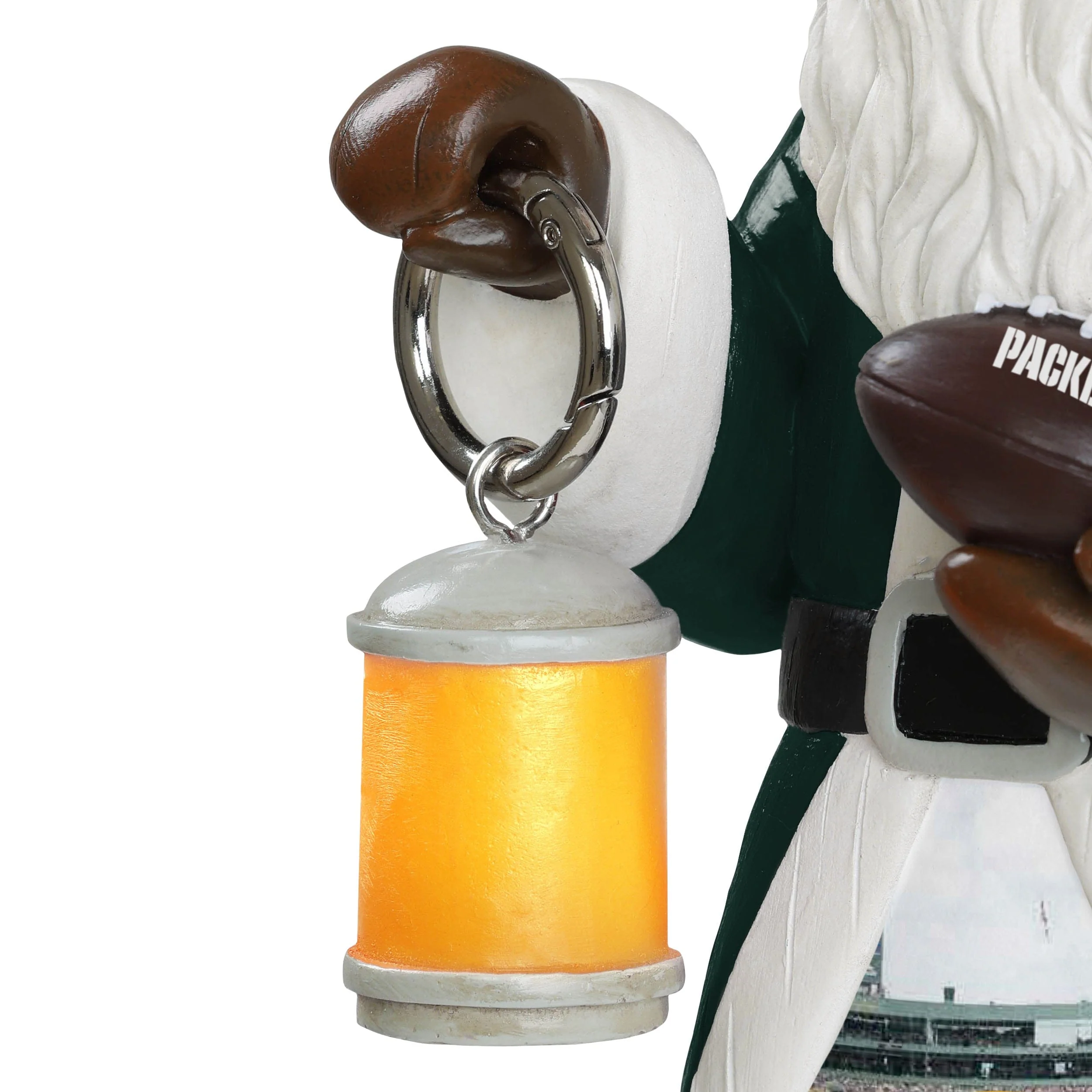 Green Bay Packers NFL Figure with Light Up Lantern - Image 3