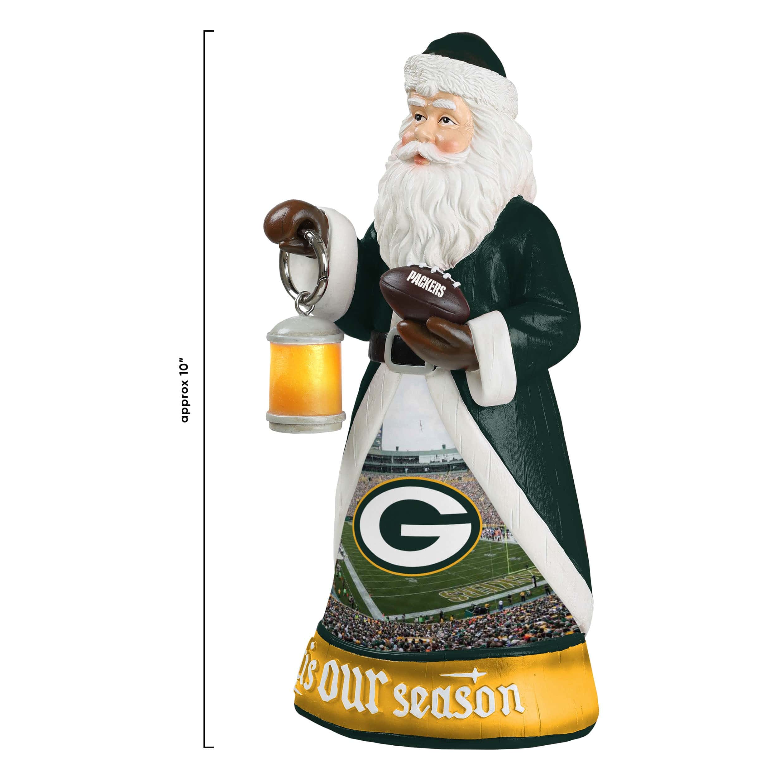 Green Bay Packers NFL Figure with Light Up Lantern - Image 5