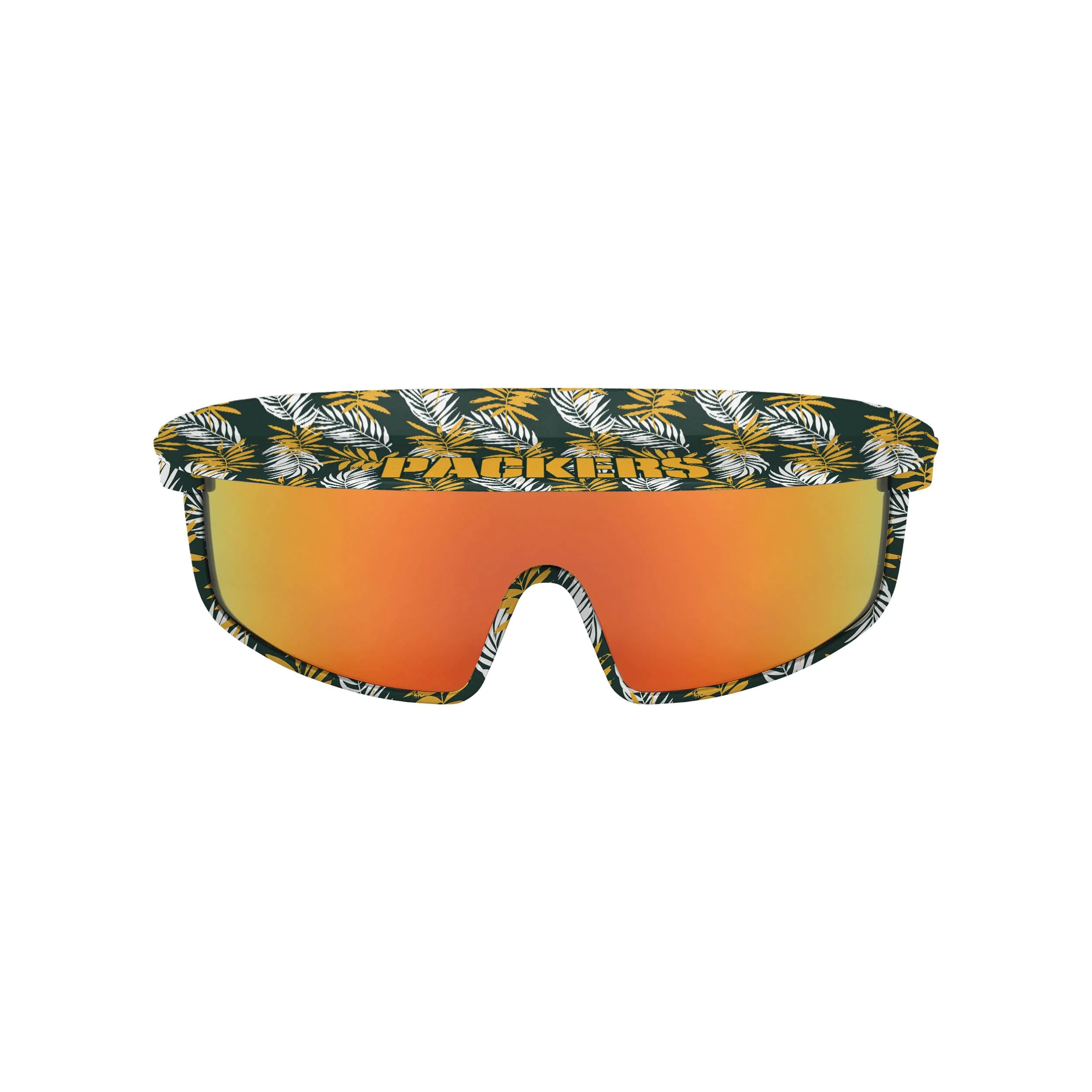 Green Bay Packers NFL Floral Visor Sunglasses - Image 2
