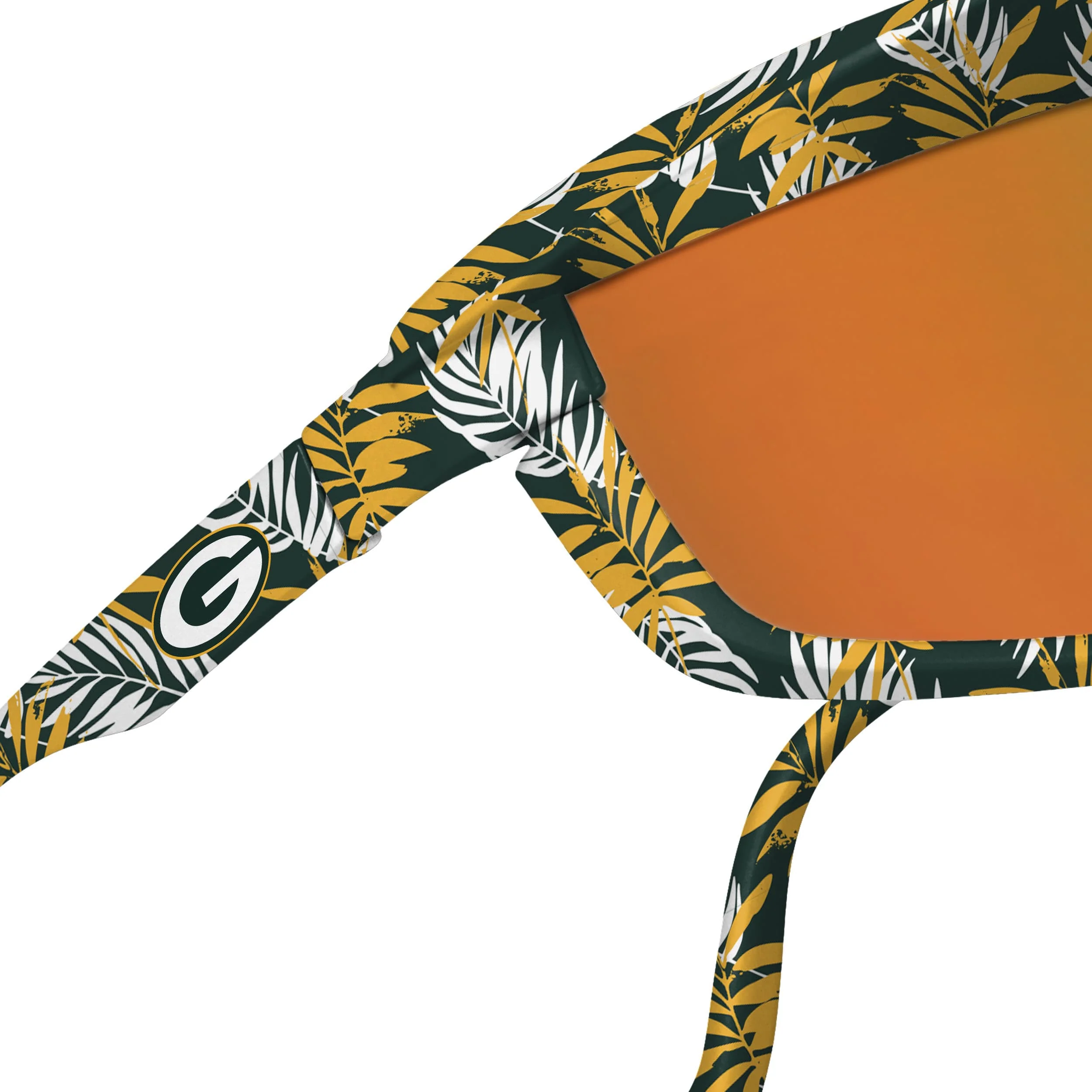 Green Bay Packers NFL Floral Visor Sunglasses - Image 5