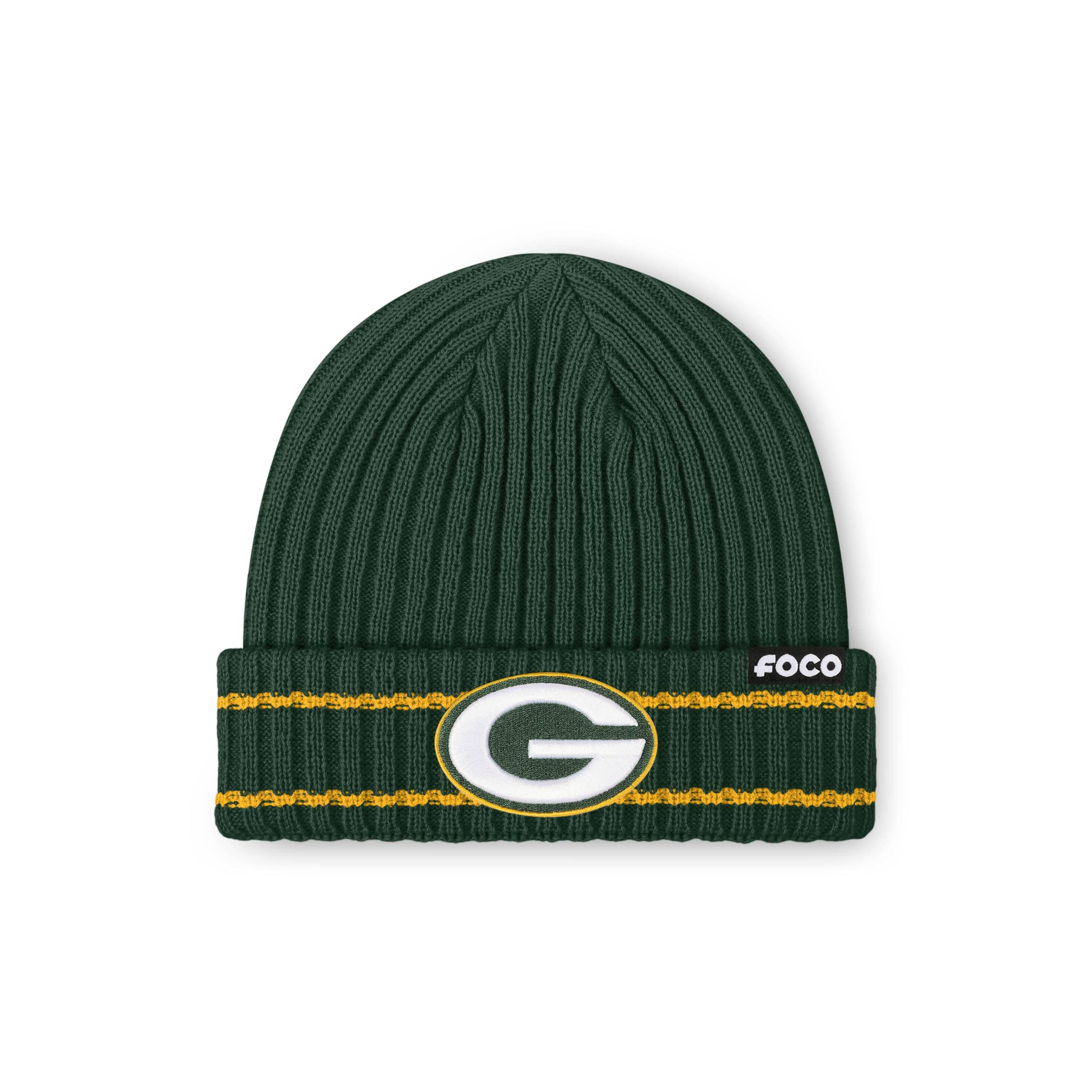 Green Bay Packers NFL Forest Primary Logo Ribbed Beanie