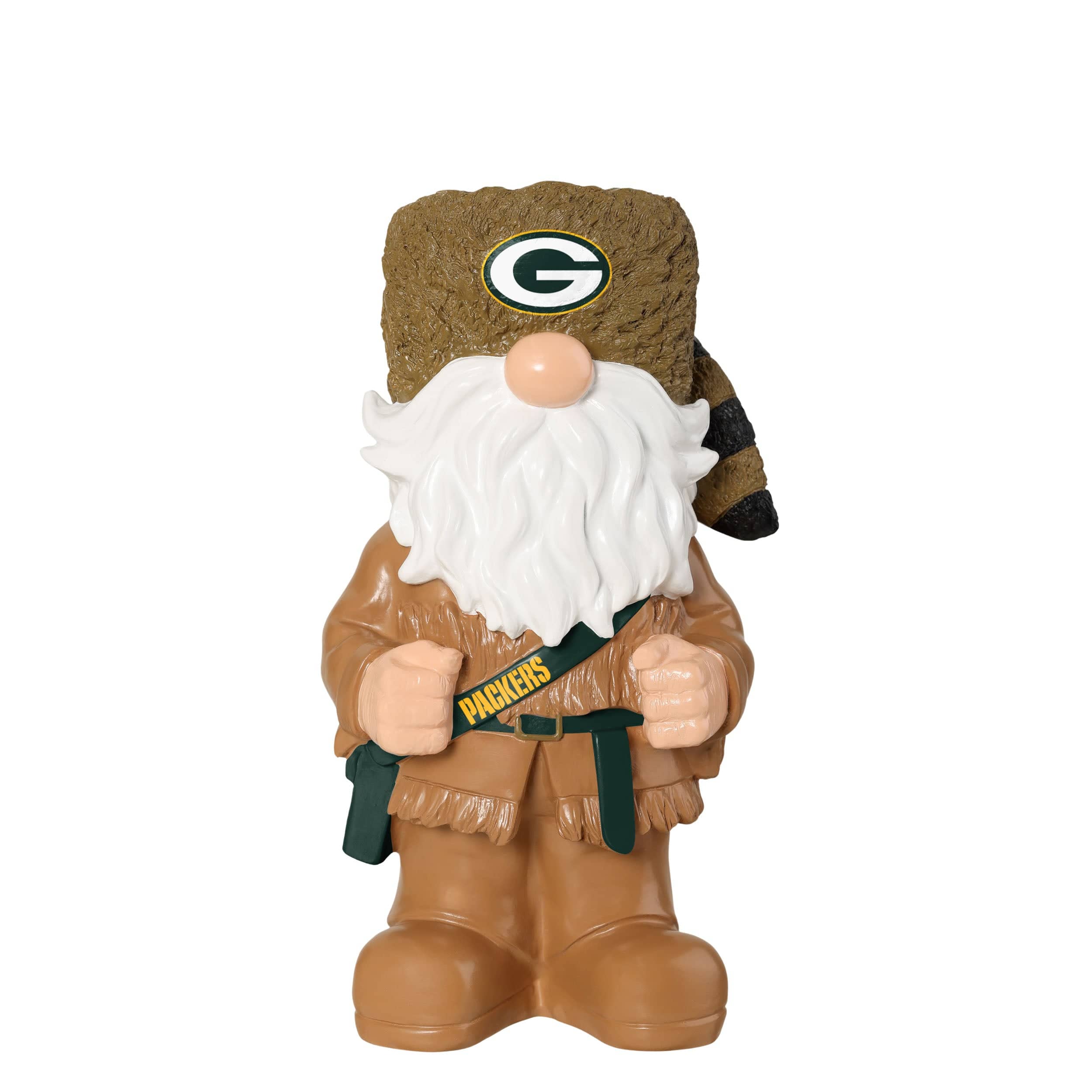 Green Bay Packers NFL Frontiersman Americana Gnome
