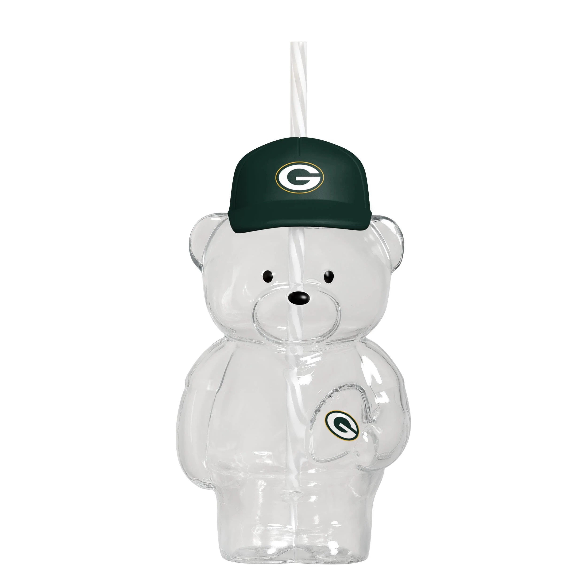 Green Bay Packers NFL Glass Bear Tumbler (PREORDER - SHIPS LATE JUNE)