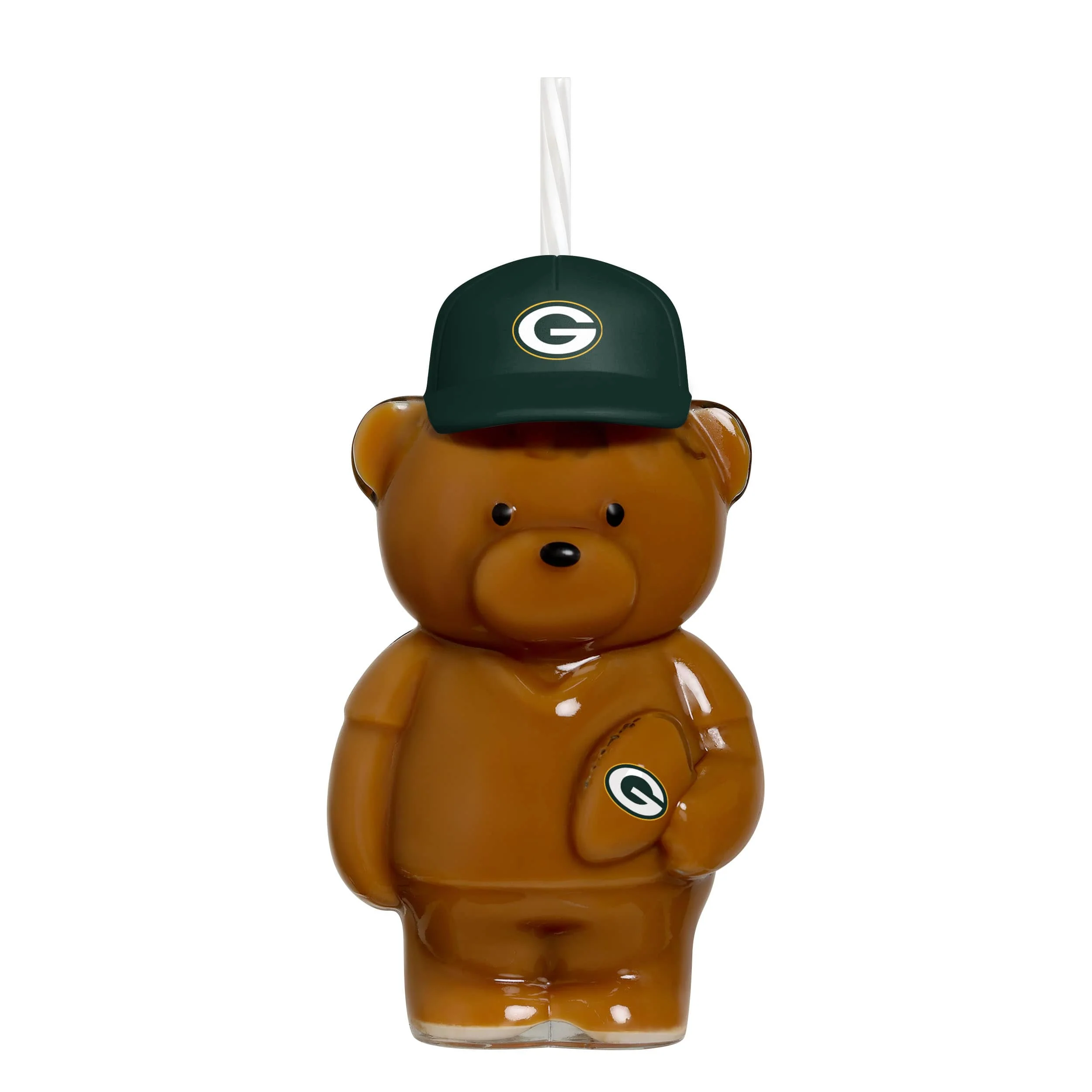 Green Bay Packers NFL Glass Bear Tumbler (PREORDER - SHIPS LATE JUNE) - Image 2