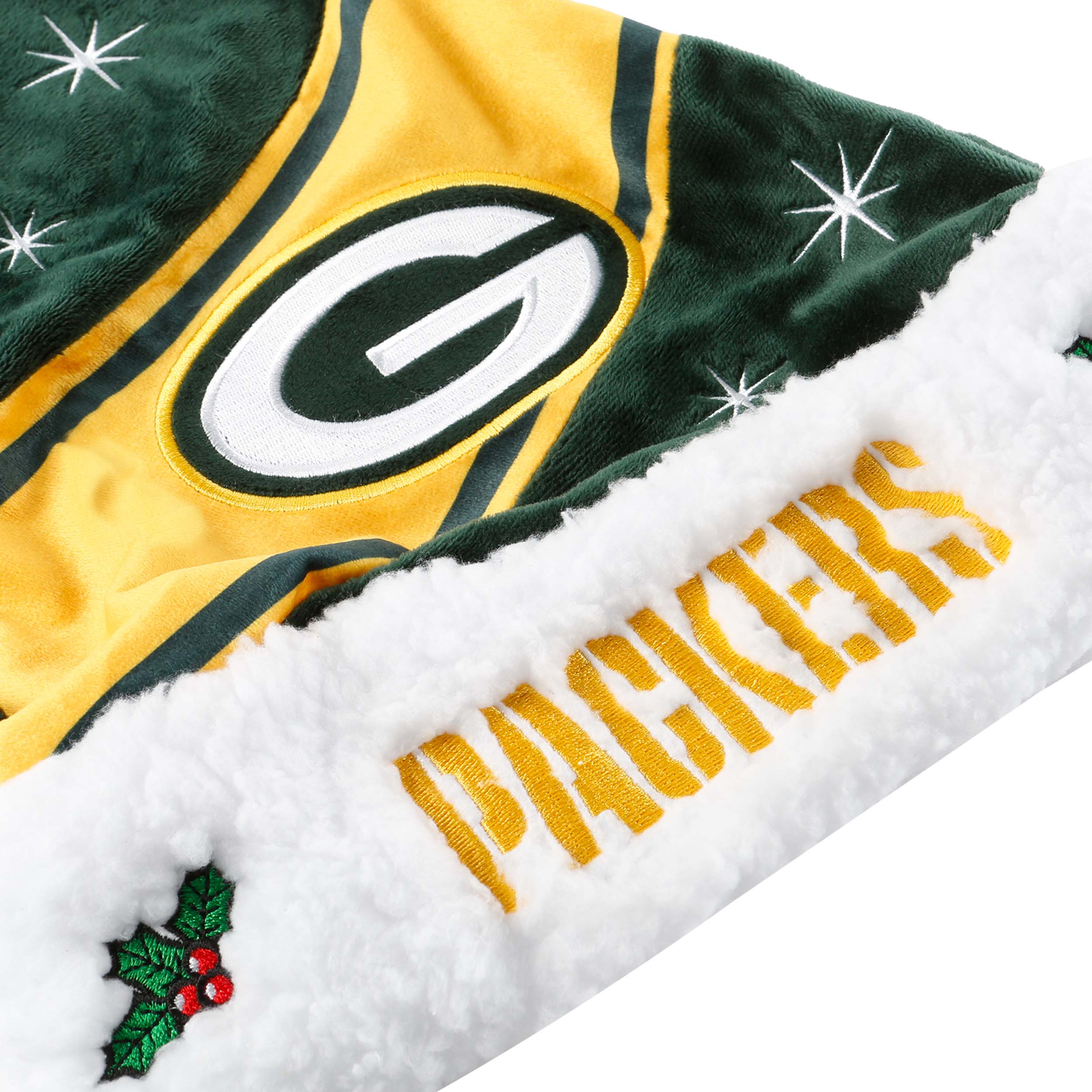 Green Bay Packers NFL High End Santa Hat - Image 2