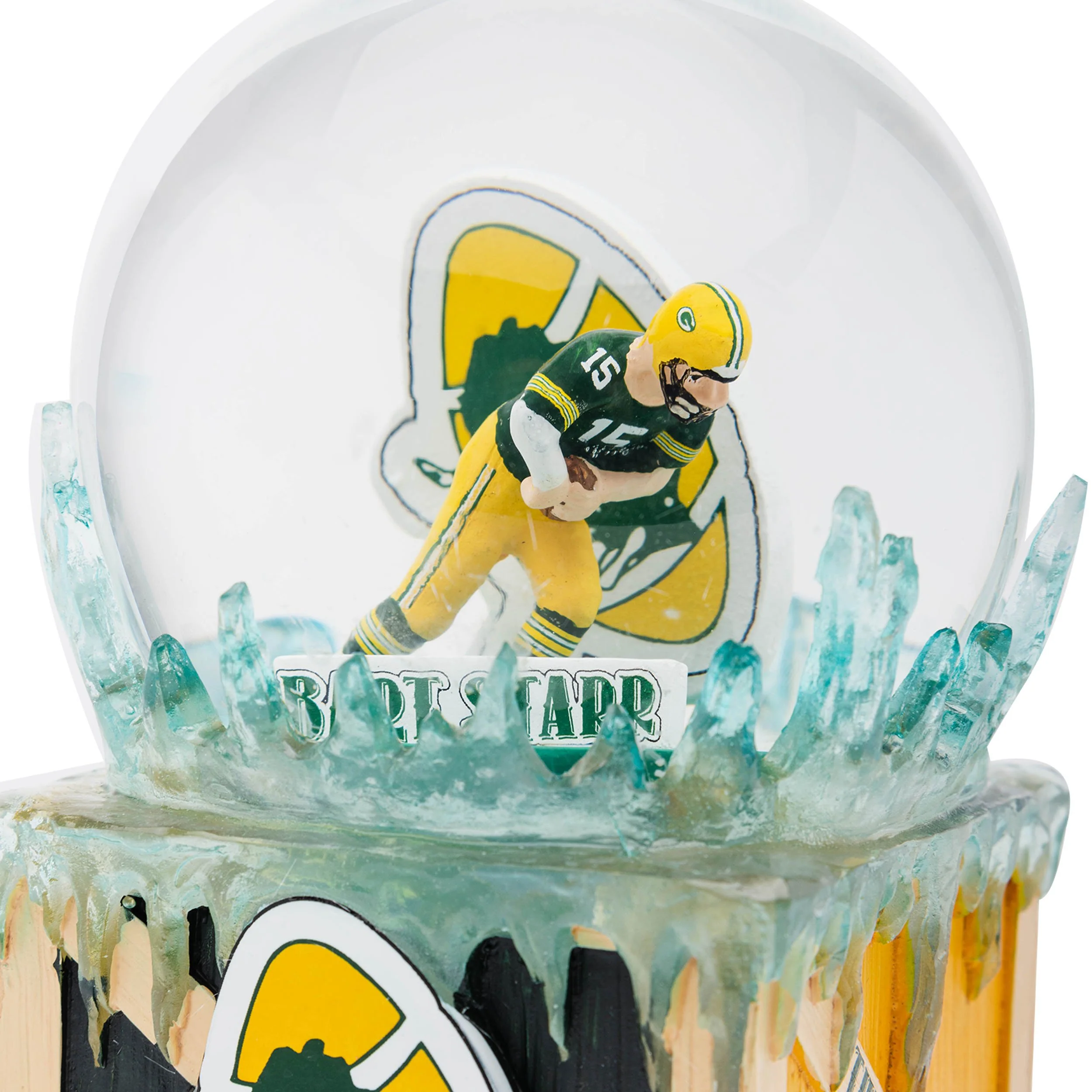 Green Bay Packers NFL Iconic Moment Snow Globe - Image 4