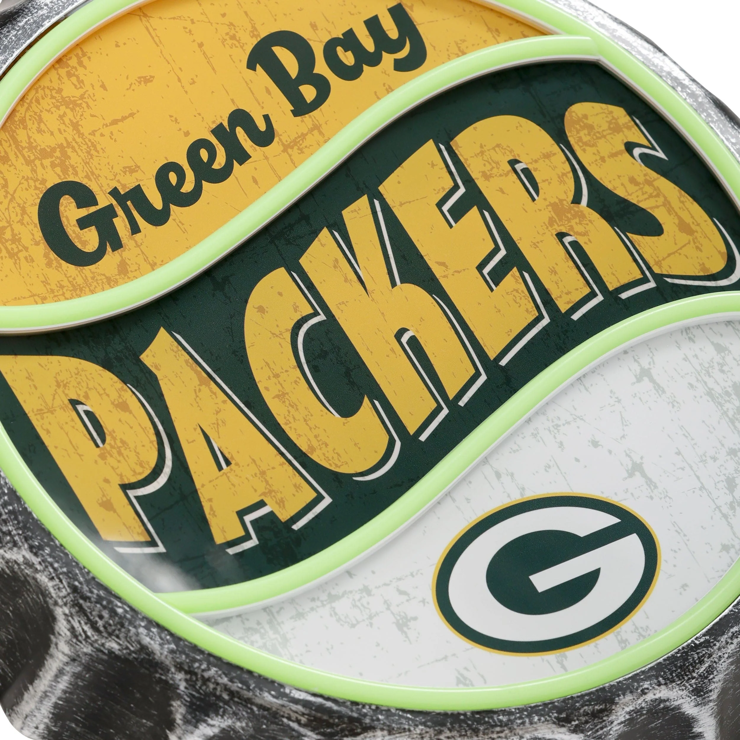 Green Bay Packers NFL LED Neon Backlit Bottle Cap Wall Sign - Image 4