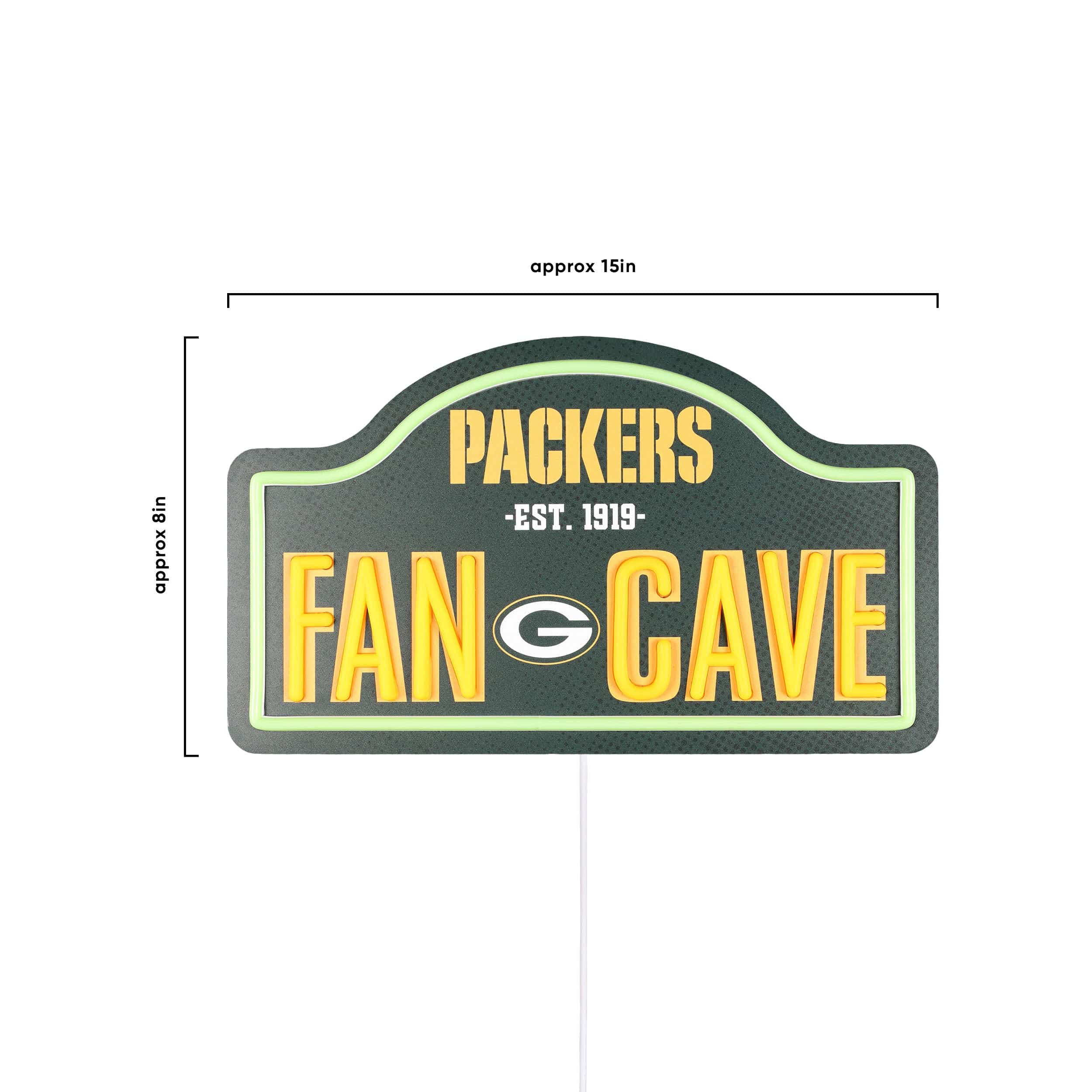 Green Bay Packers NFL LED Neon Fancave Sign - Image 4