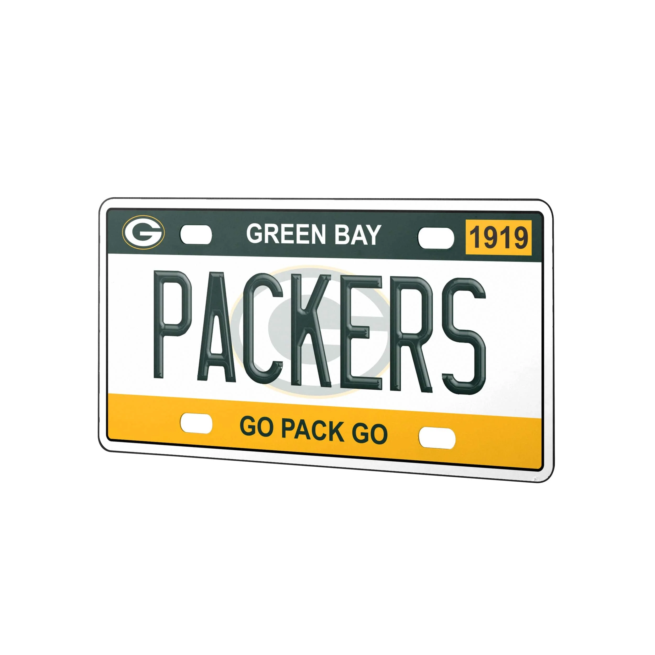 Green Bay Packers NFL License Plate Wall Sign - Image 2
