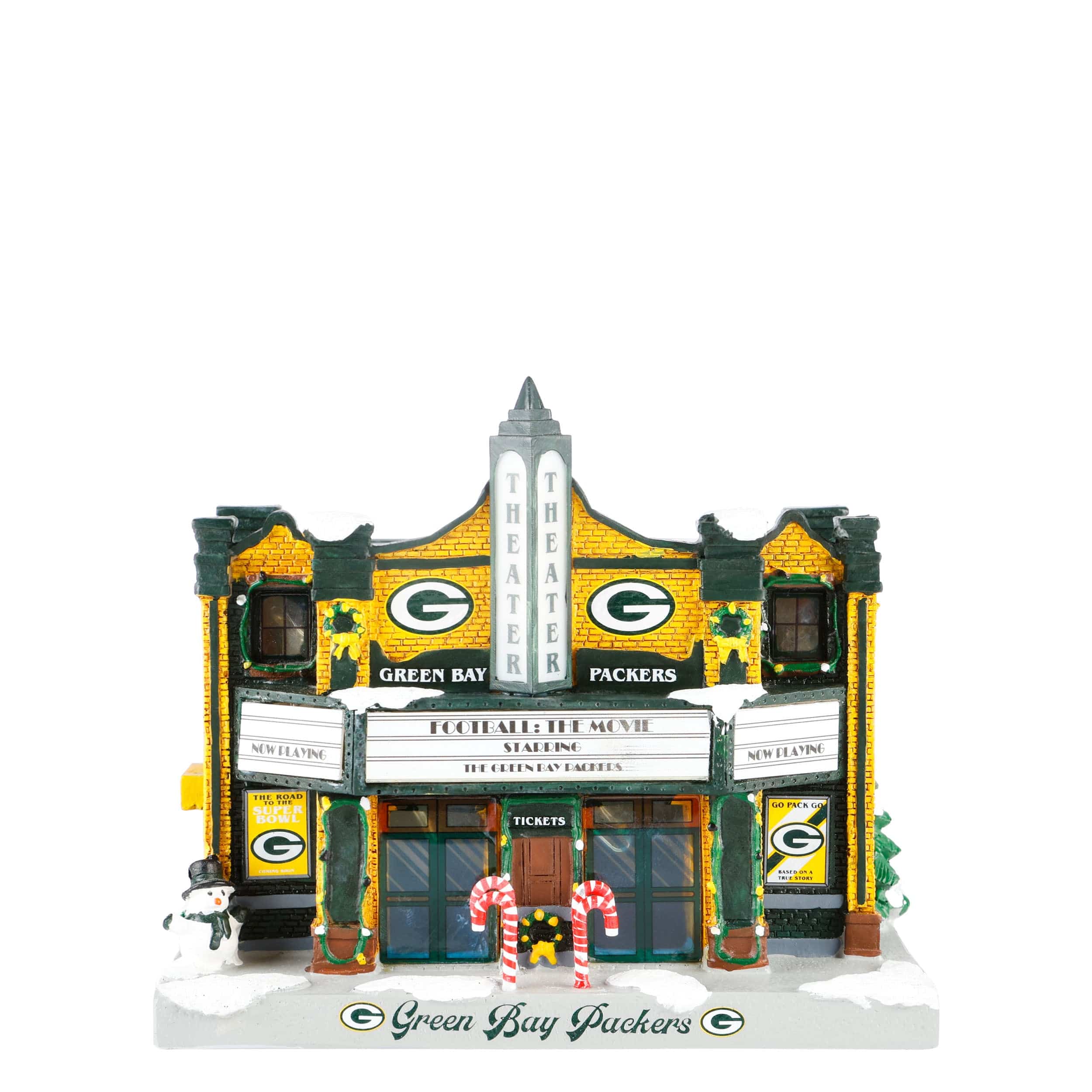 Green Bay Packers NFL Light Up Resin Team Theater