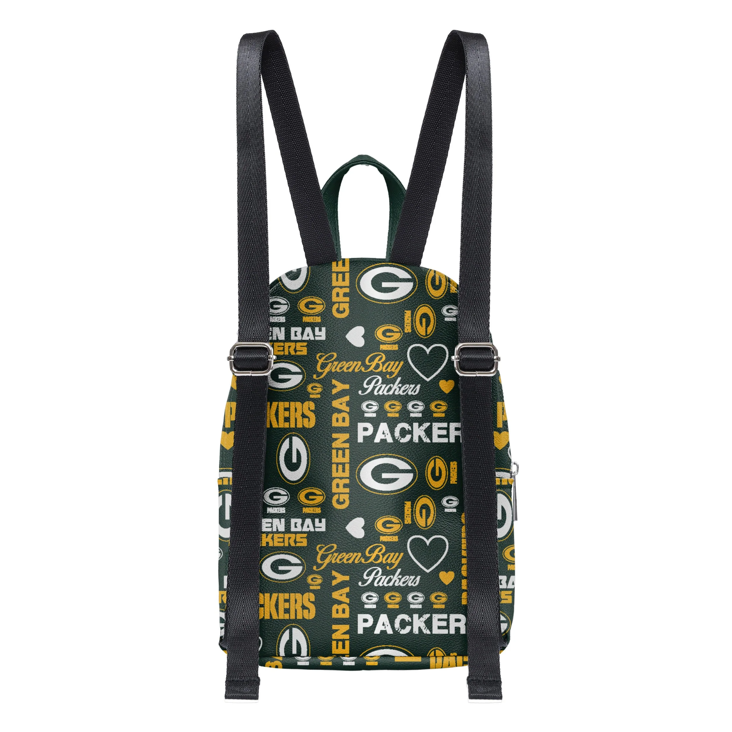Green Bay Packers NFL Logo Love Mini Backpack - Image 5