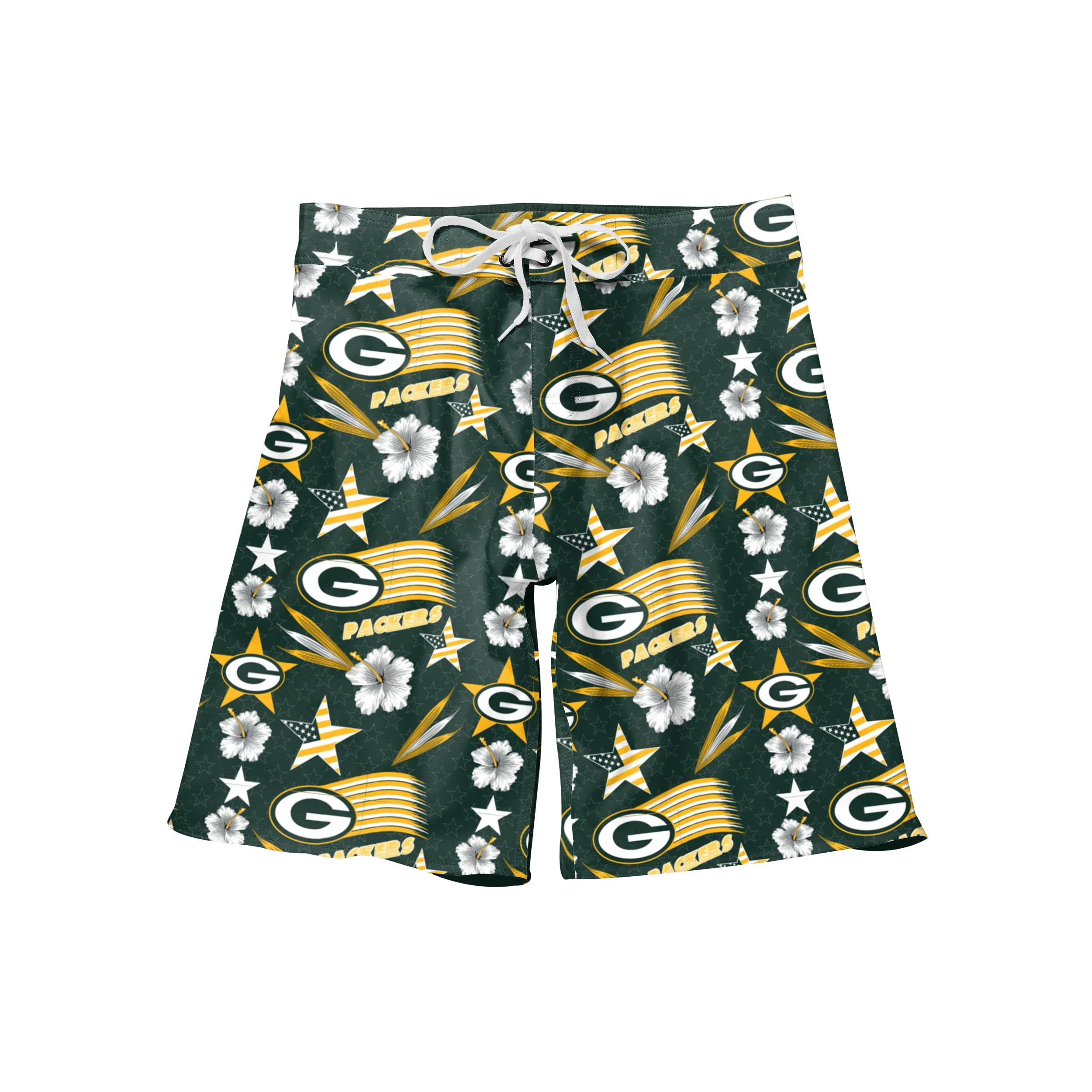 Green Bay Packers NFL Mens Americana Boardshorts - Image 4