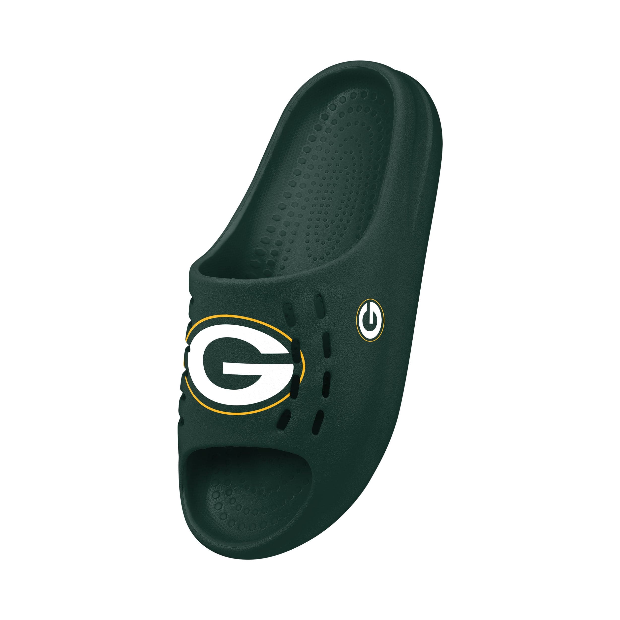 Green Bay Packers NFL Mens Big Logo Chunky Slide - Image 2