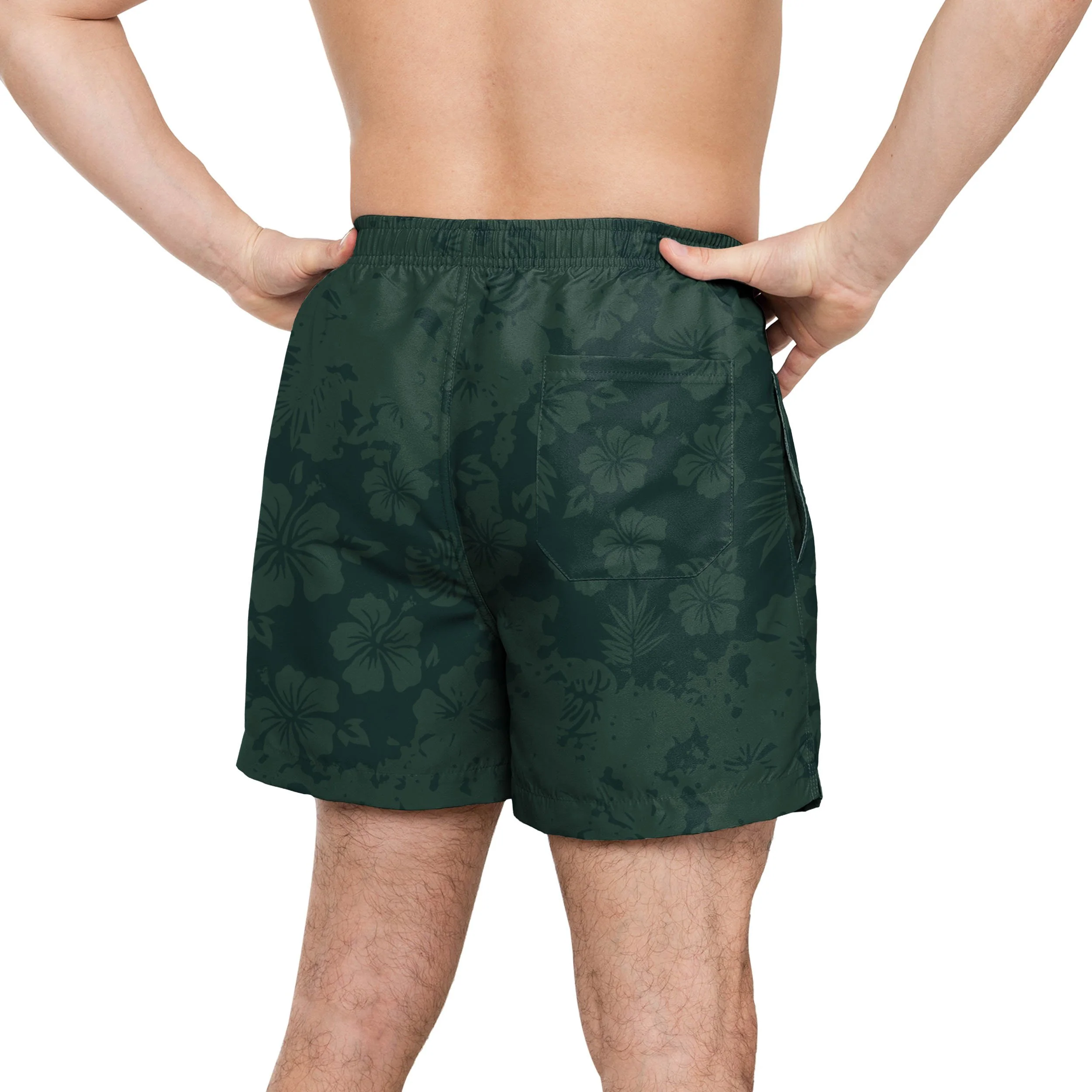 Green Bay Packers NFL Mens Color Change-Up Swimming Trunks - Image 3