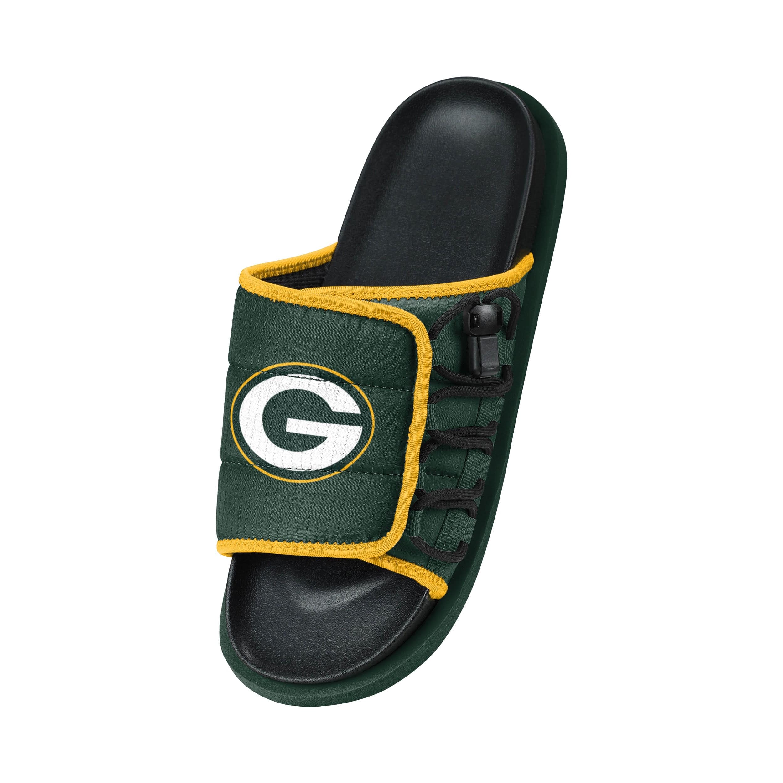 Green Bay Packers NFL Mens Future Slide Flip Flops - Image 3