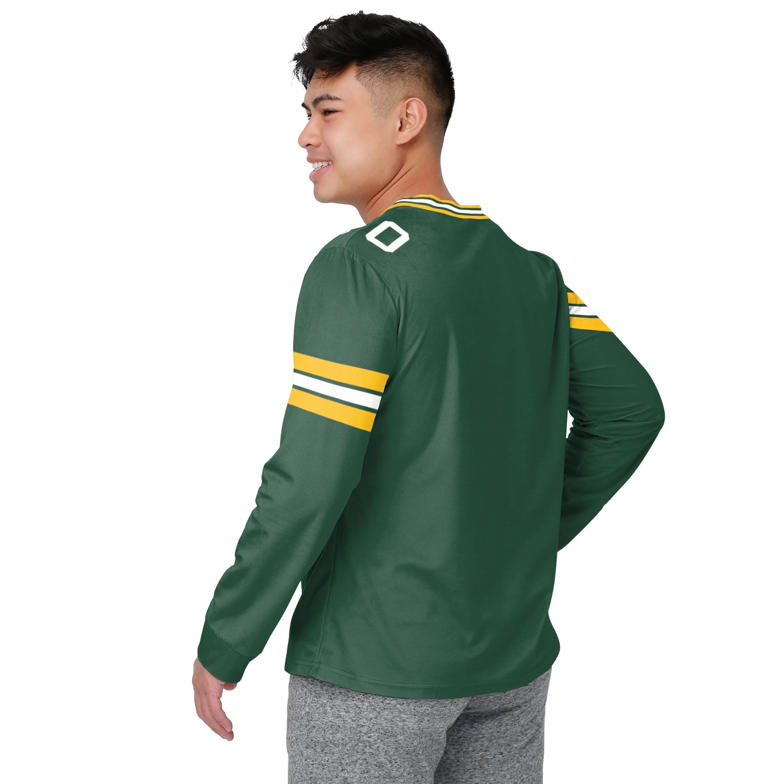 Green Bay Packers NFL Mens Gameday Ready Lounge Shirt - Image 2