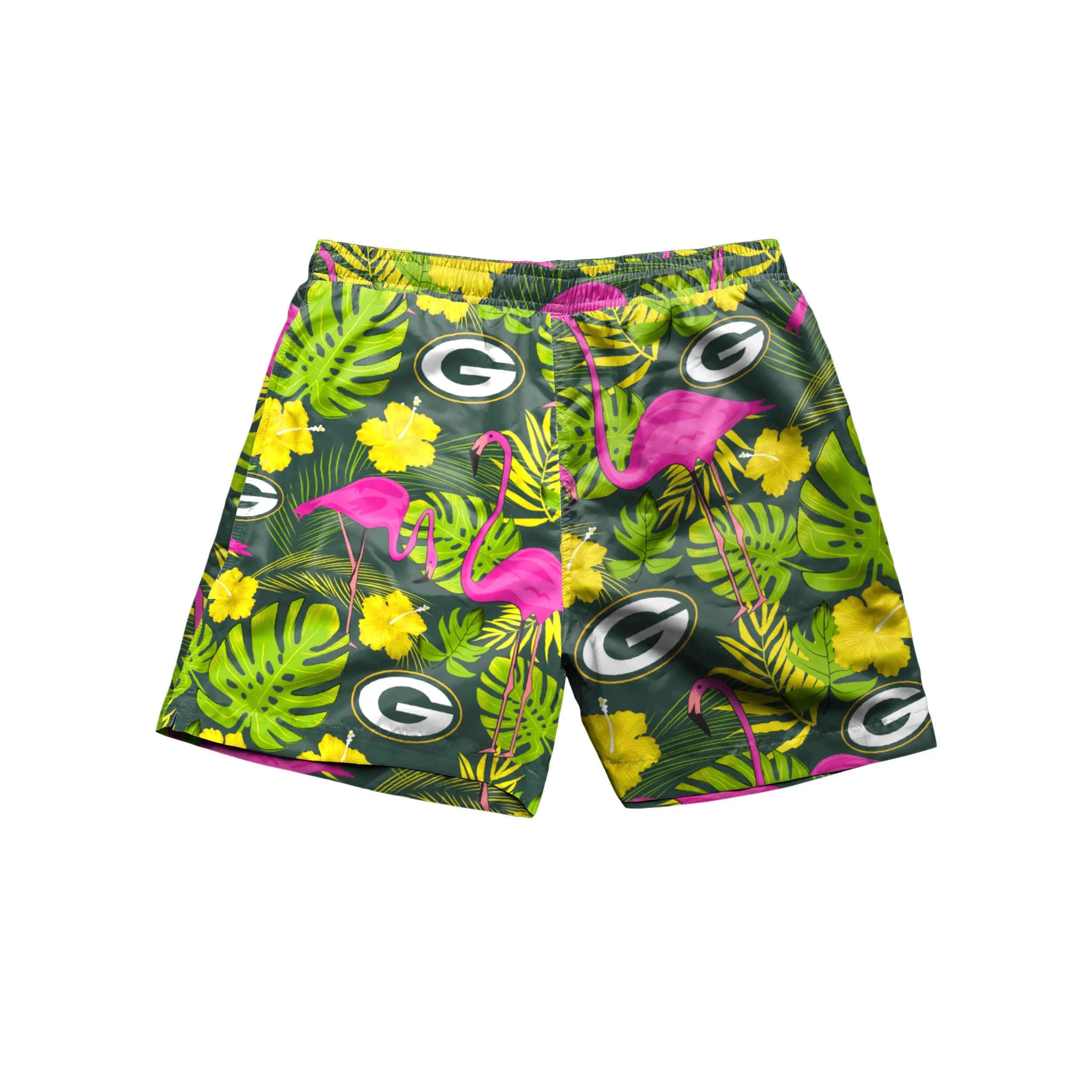 Green Bay Packers NFL Mens Highlights Swimming Trunks - Image 3