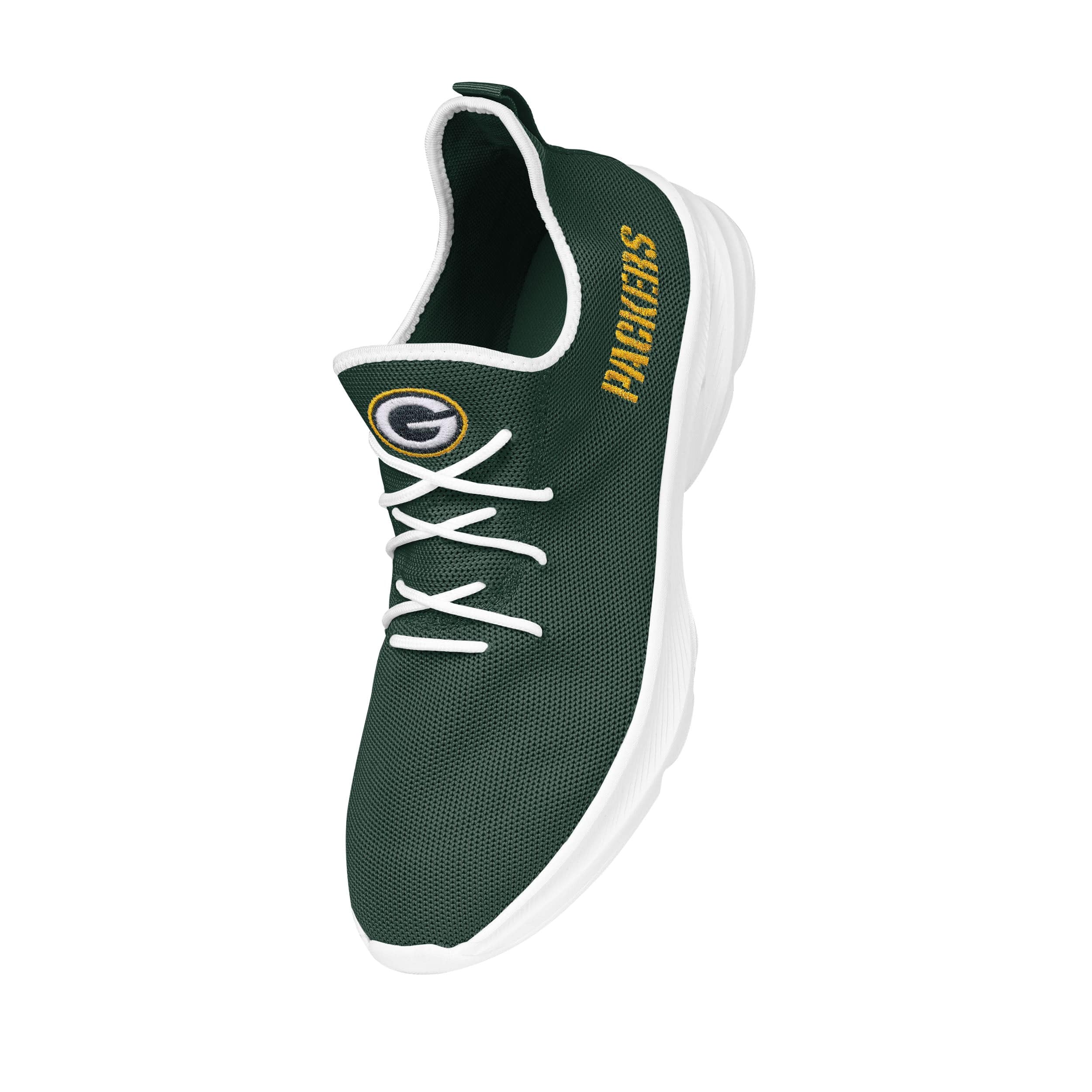 Green Bay Packers NFL Mens Team Color Sneakers - Image 3