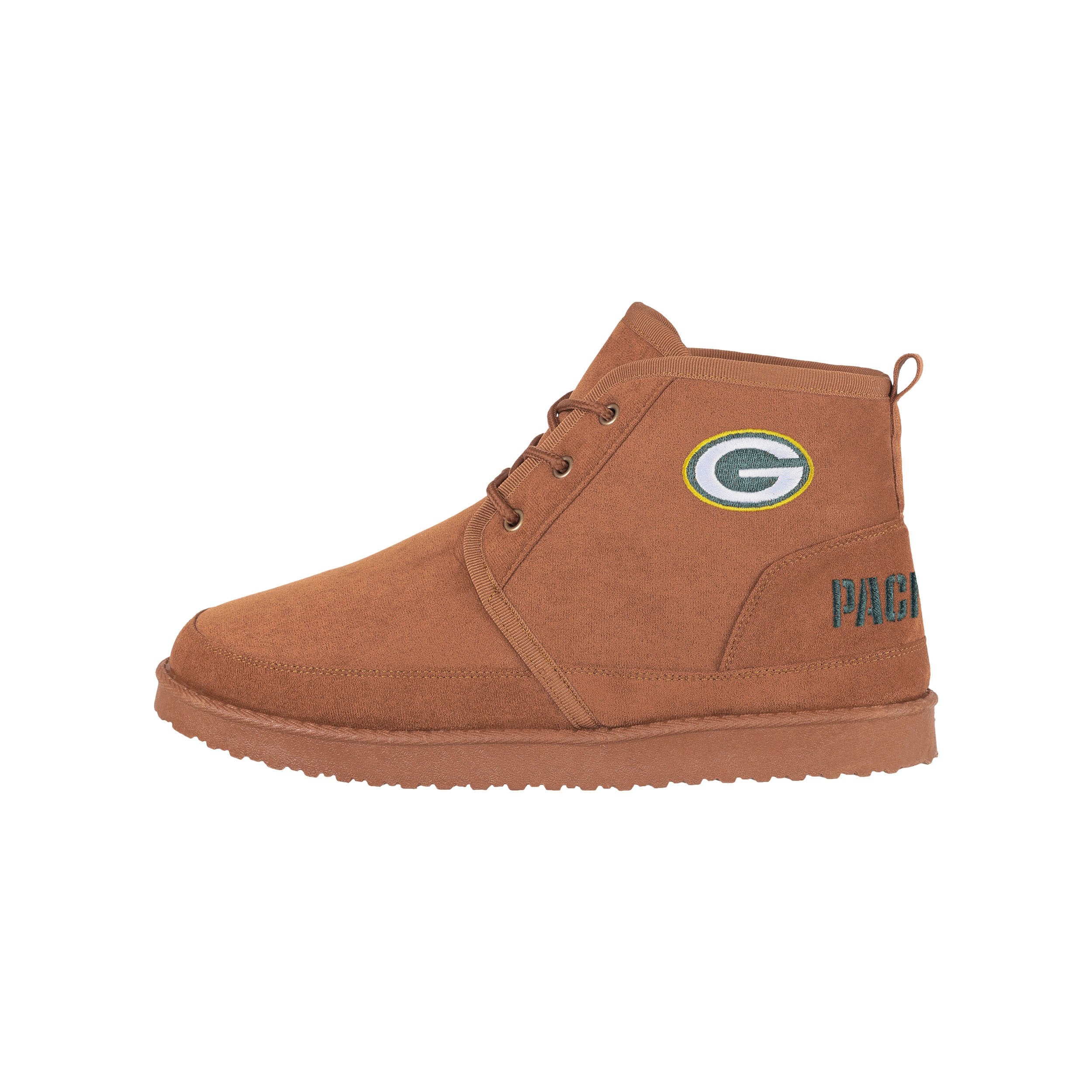 Green Bay Packers NFL Mens Team Logo Sherpa Lined Boot - Image 2