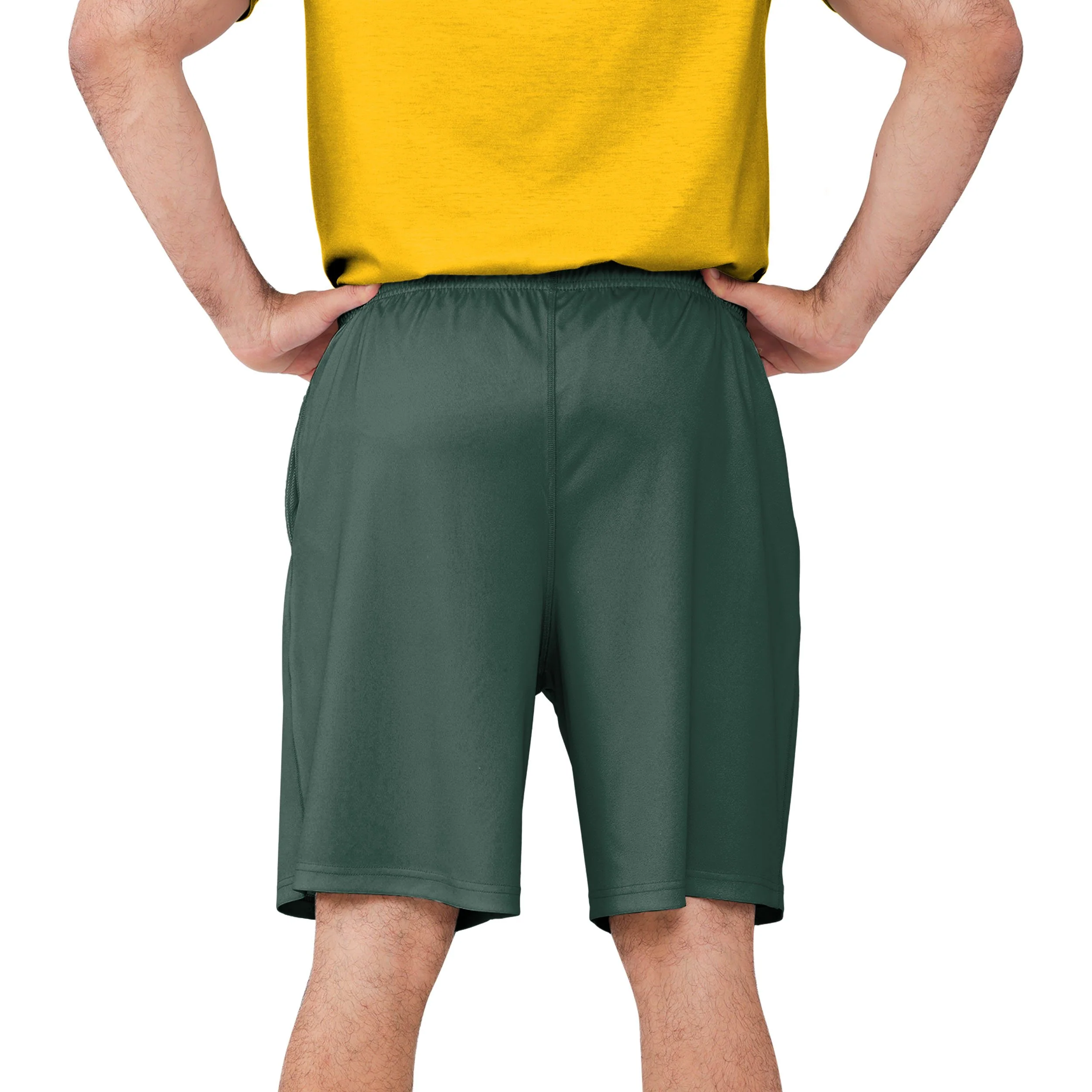 Green Bay Packers NFL Mens Team Workout Training Shorts - Image 3