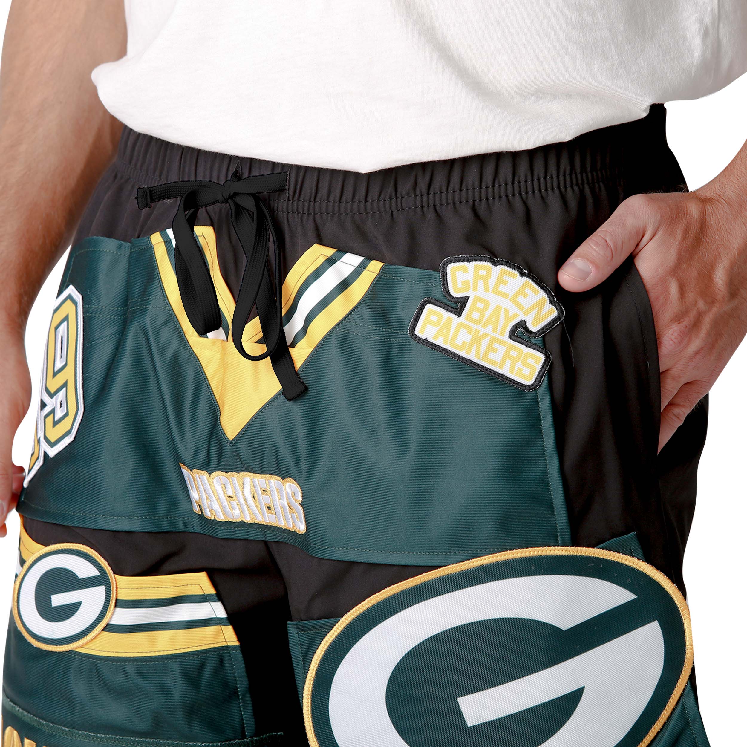 Green Bay Packers NFL Mens Ultimate Uniform Shorts - Image 3
