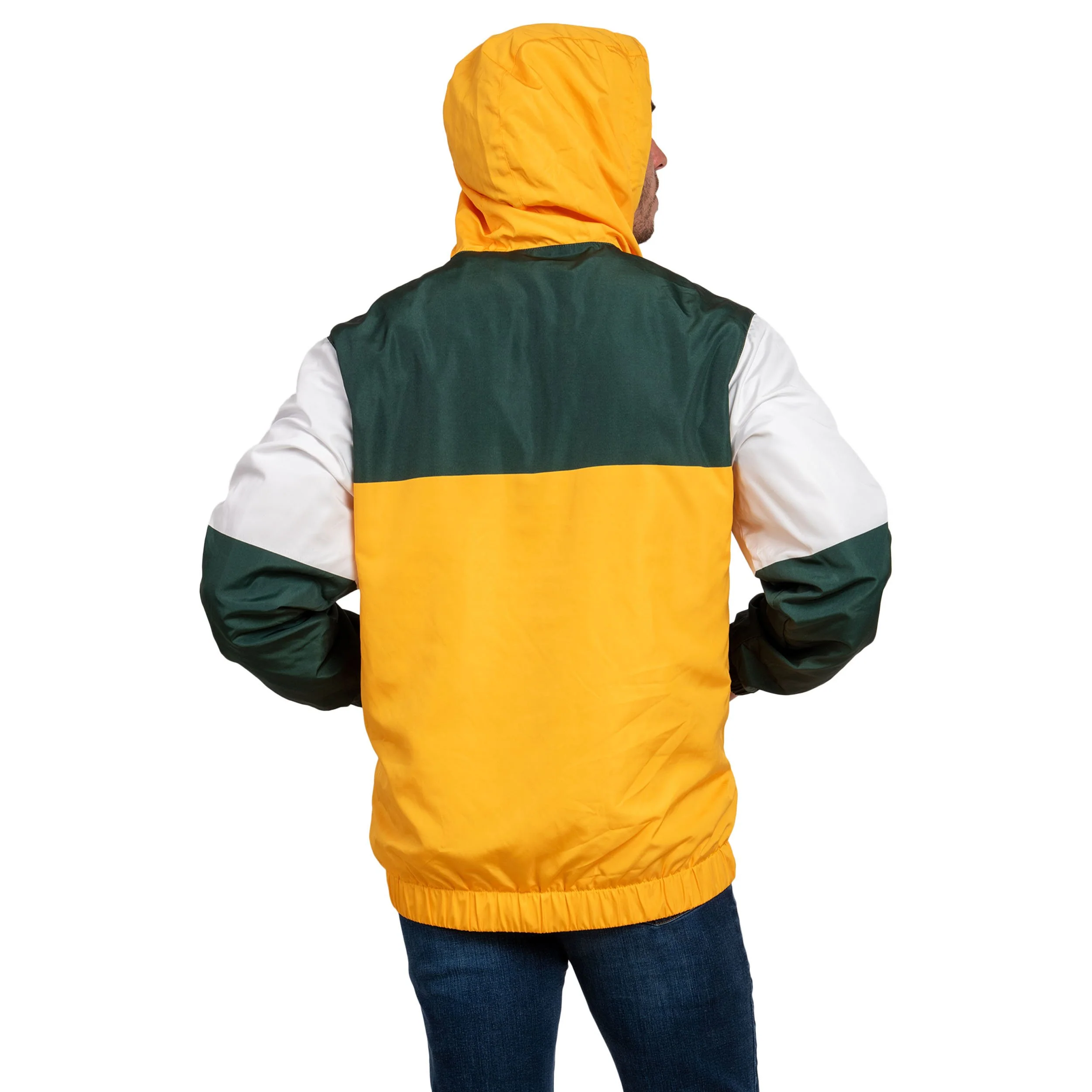 Green Bay Packers NFL Mens Warm-Up Windbreaker - Image 2