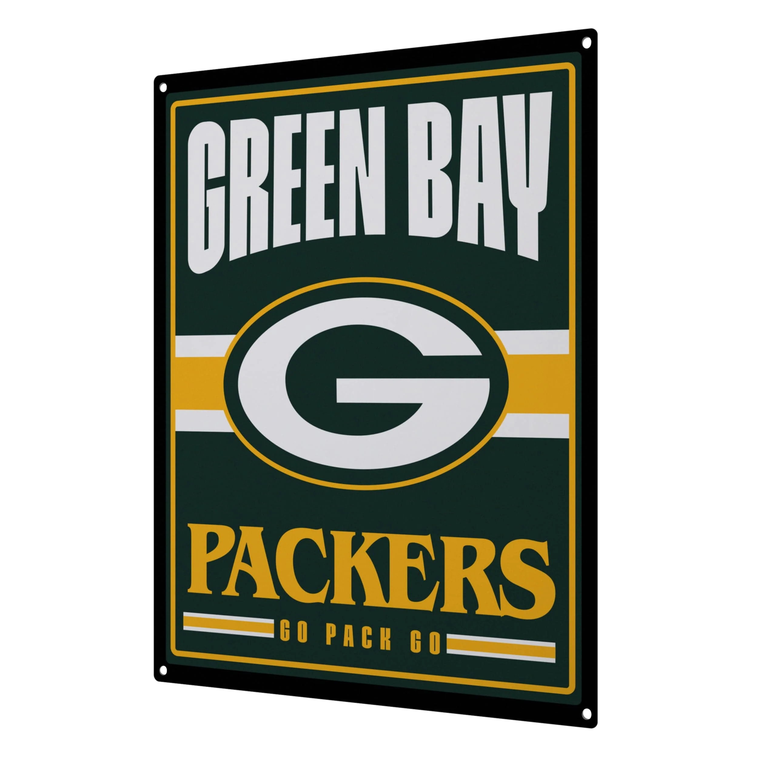 Green Bay Packers NFL Metal Tacker Wall Sign - Image 2