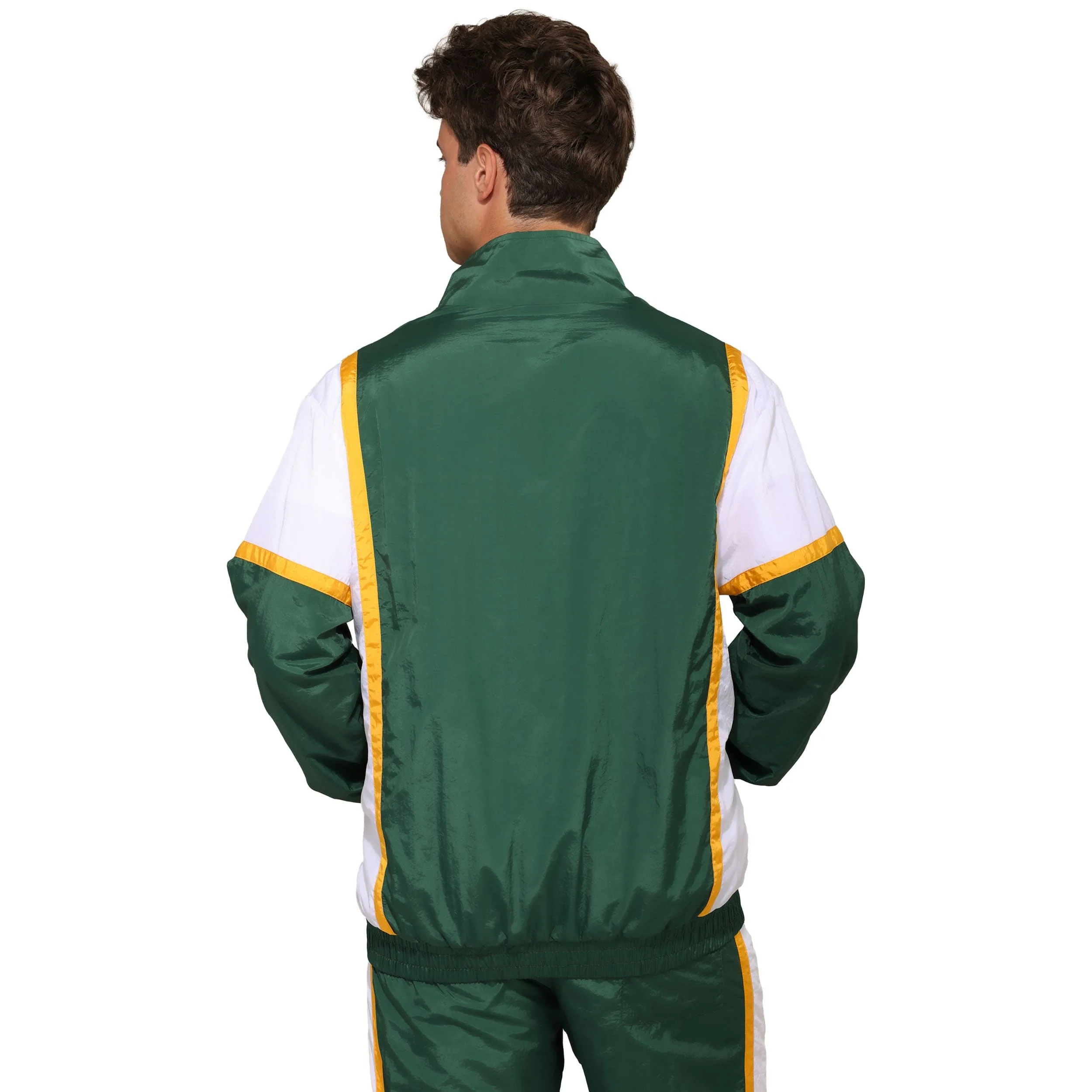 Green Bay Packers NFL Nylon Crinkle Gameday Jacket - Image 2