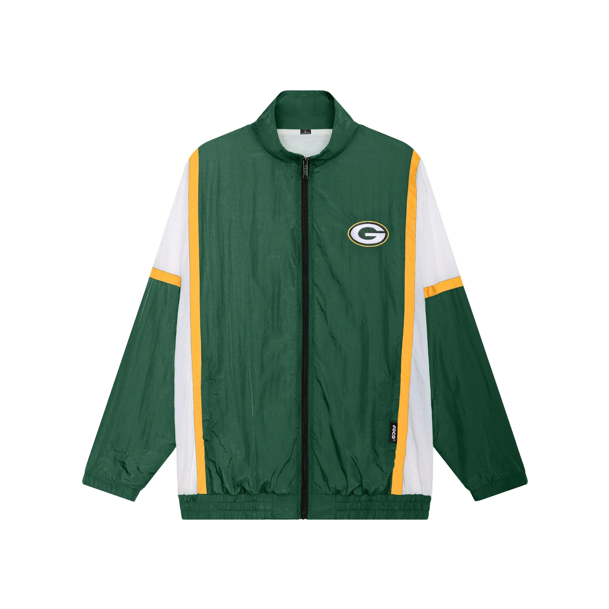 Green Bay Packers NFL Nylon Crinkle Gameday Jacket - Image 6
