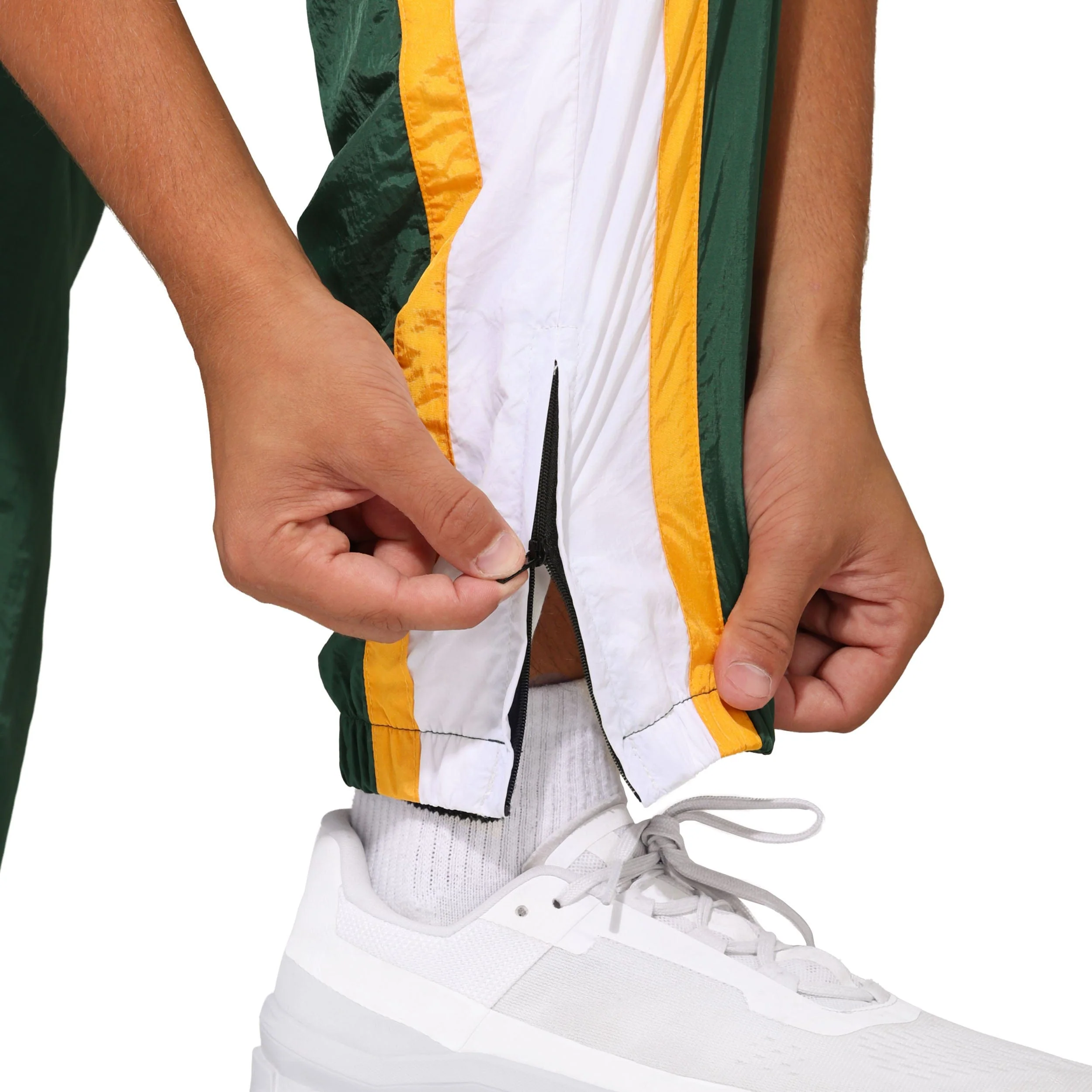 Green Bay Packers NFL Nylon Crinkle Gameday Pants - Image 5
