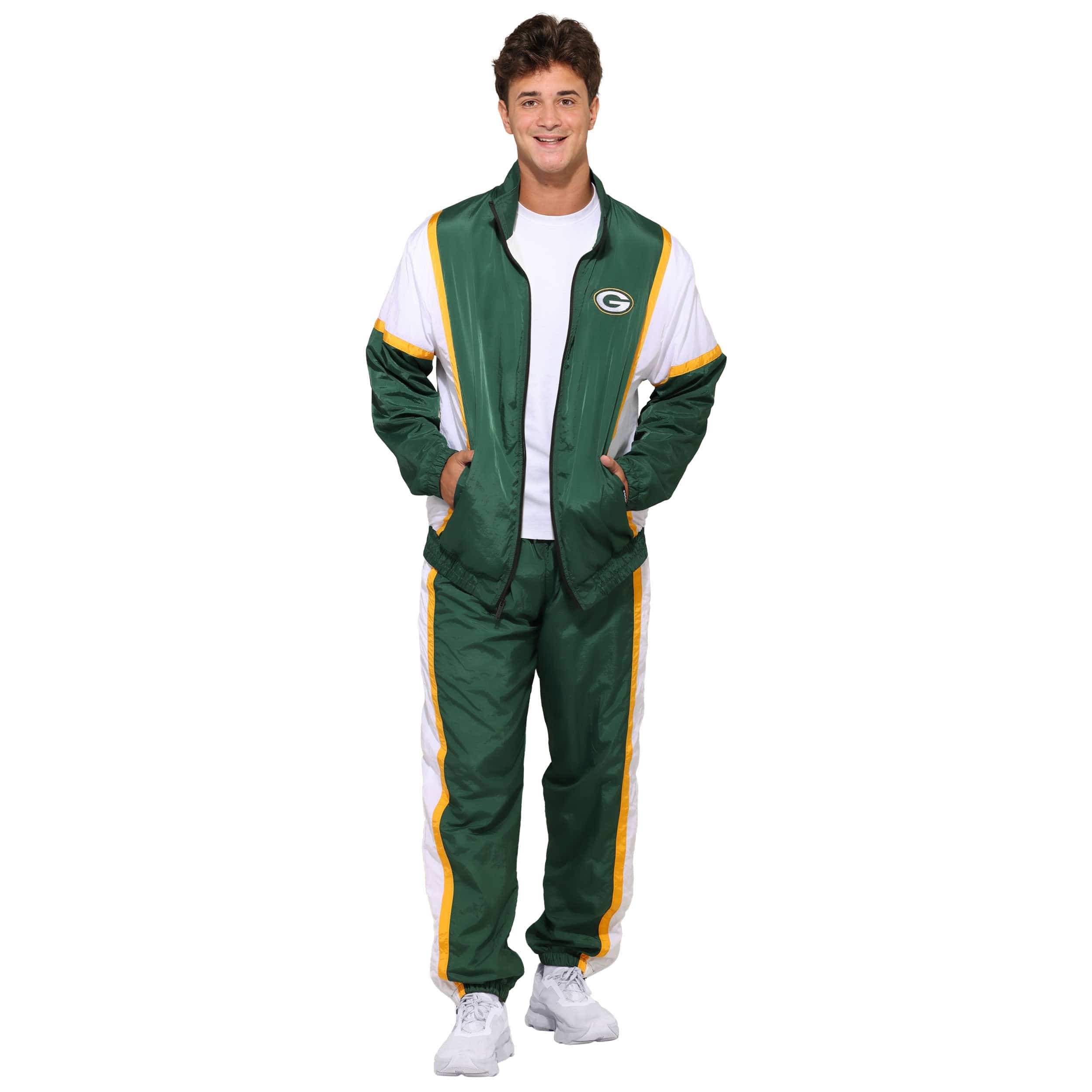 Green Bay Packers NFL Nylon Crinkle Gameday Pants - Image 6
