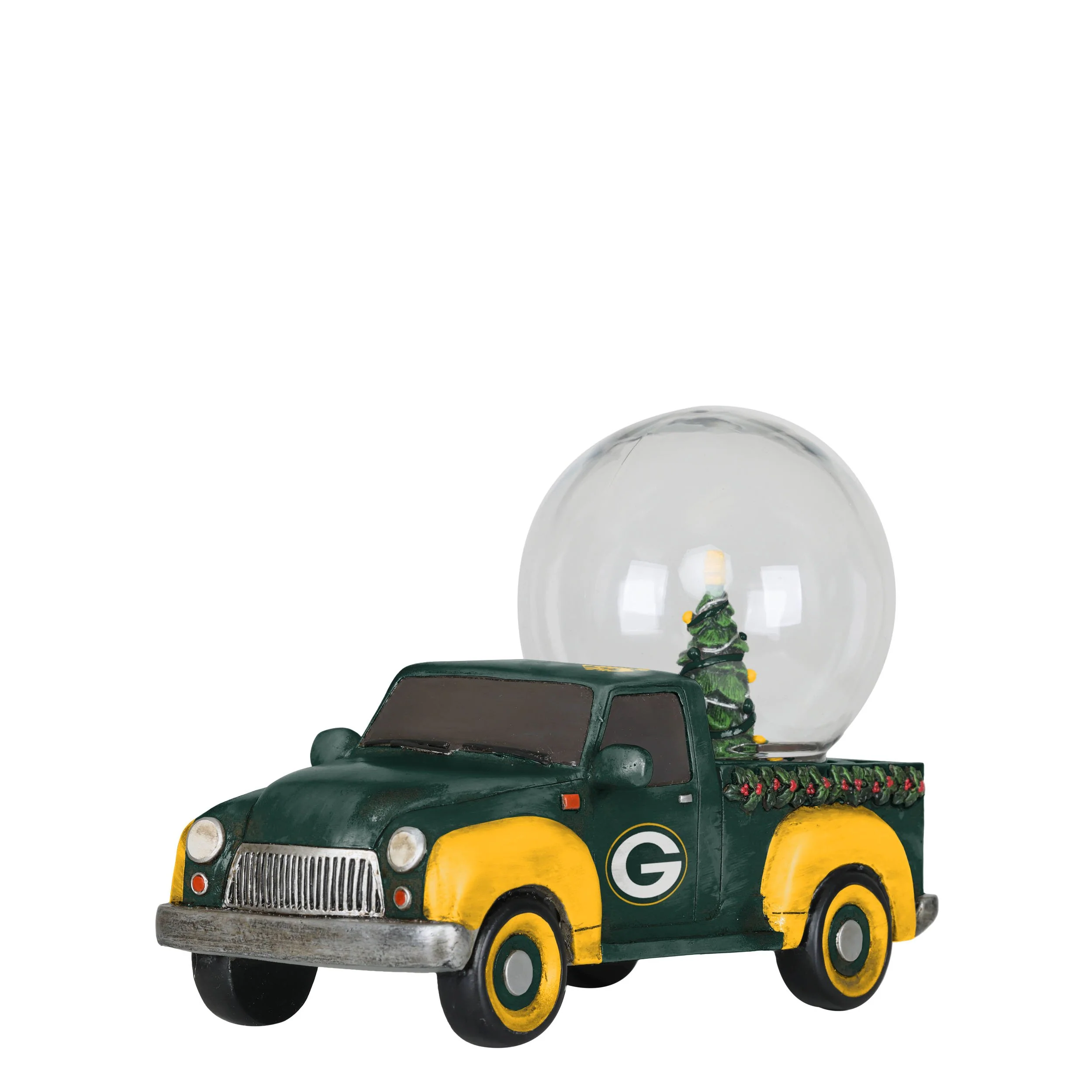 Green Bay Packers NFL Pickup Truck Snow Globe - Image 2