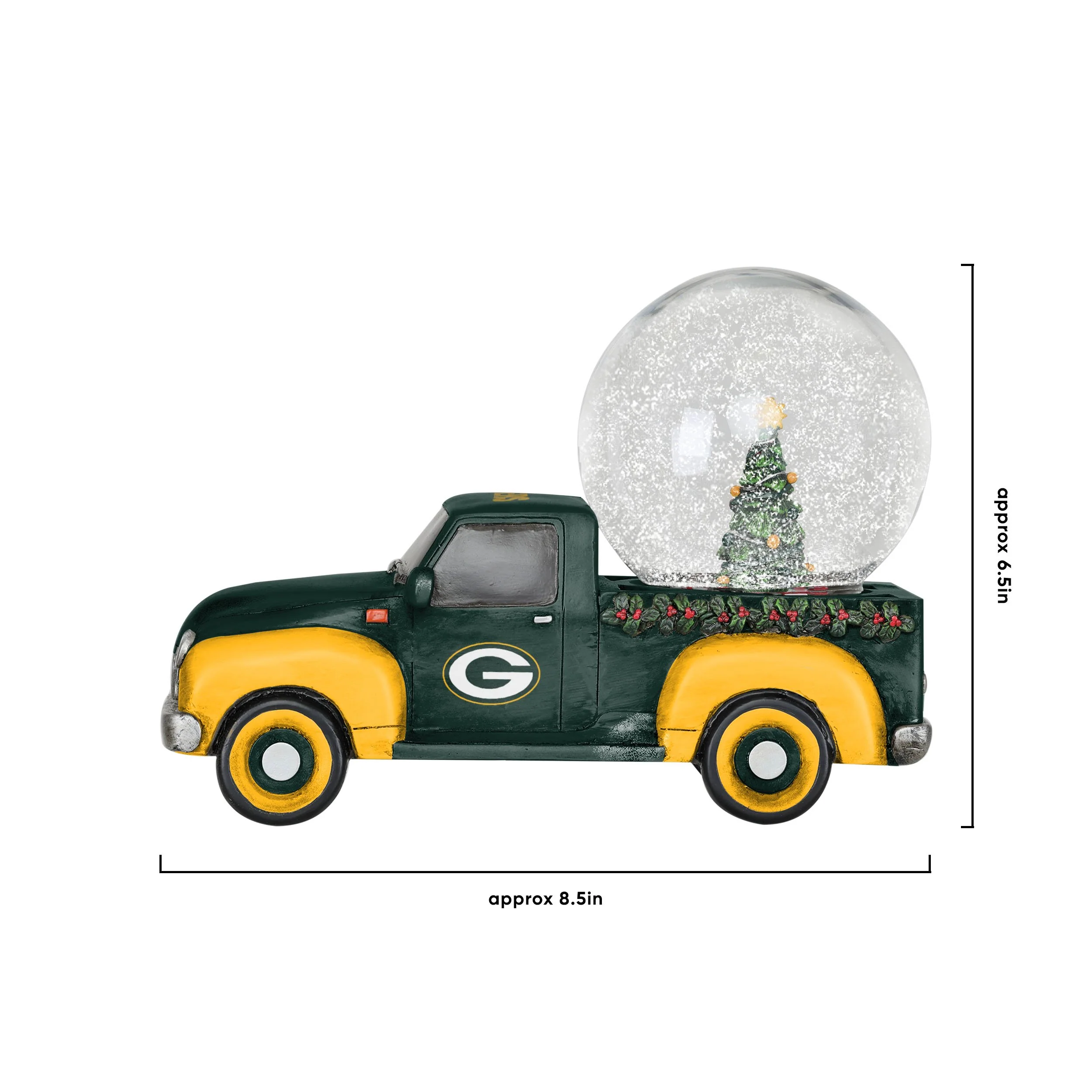 Green Bay Packers NFL Pickup Truck Snow Globe - Image 5