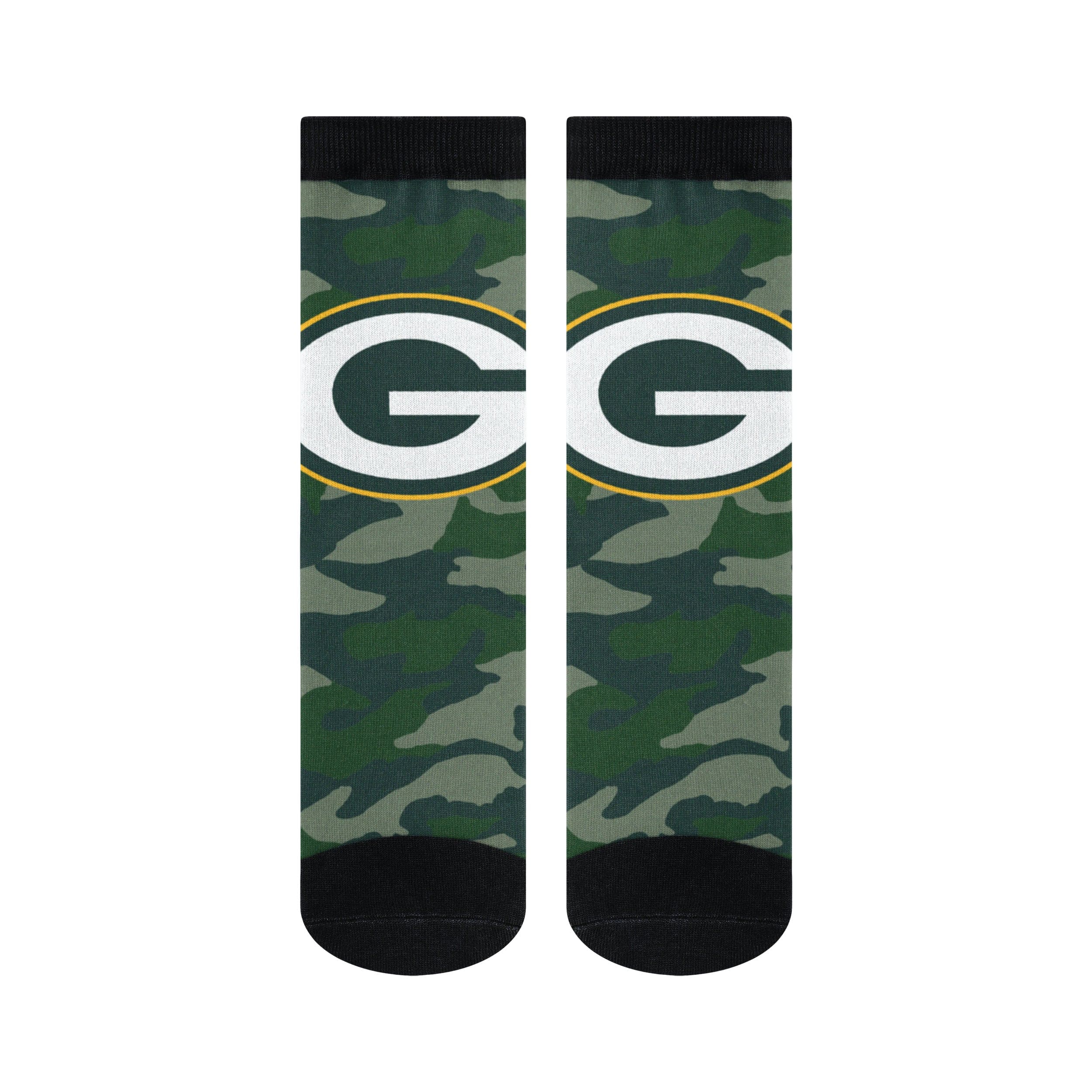 Green Bay Packers NFL Printed Camo Socks - Image 4