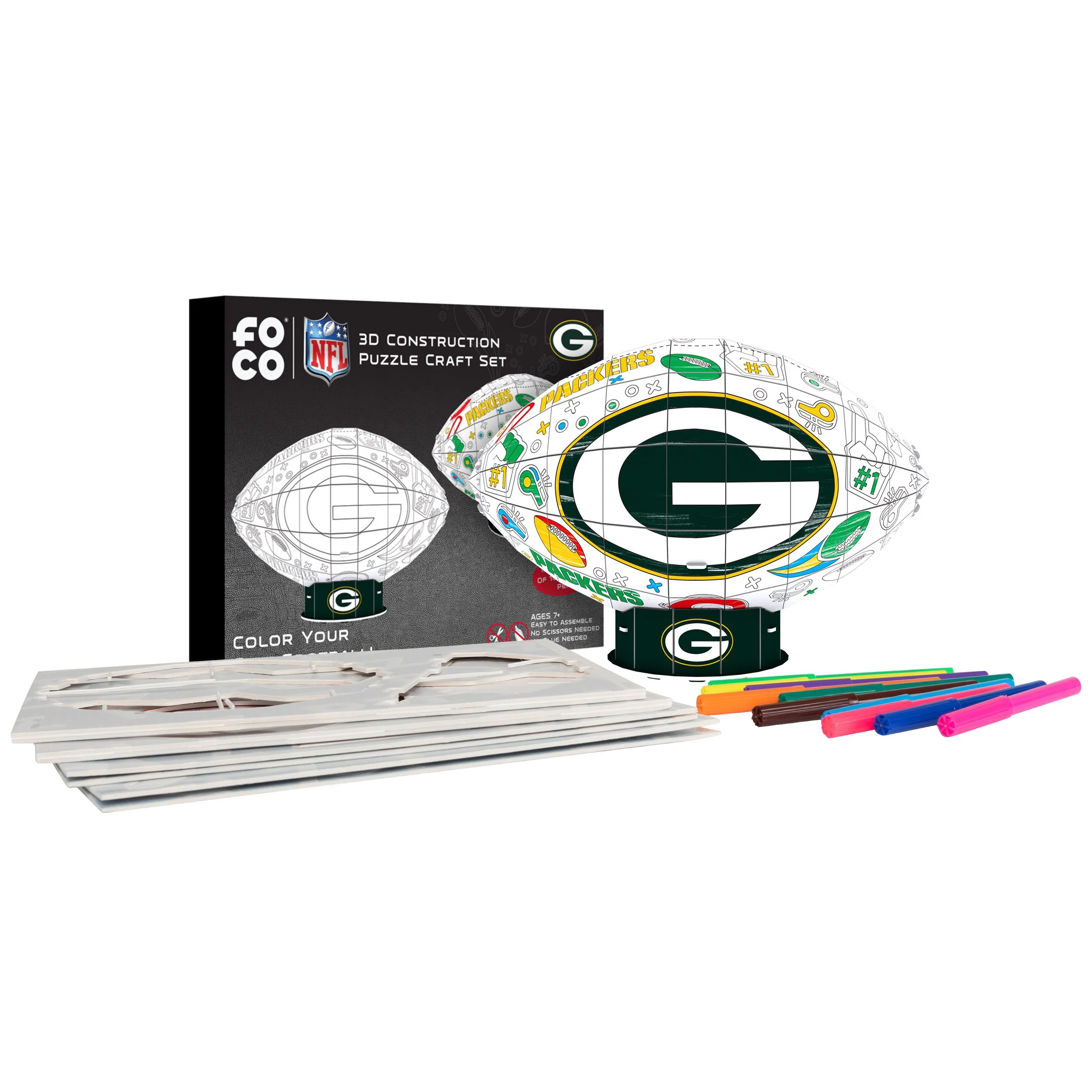 Green Bay Packers NFL PZLZ Craft Kit - Image 3