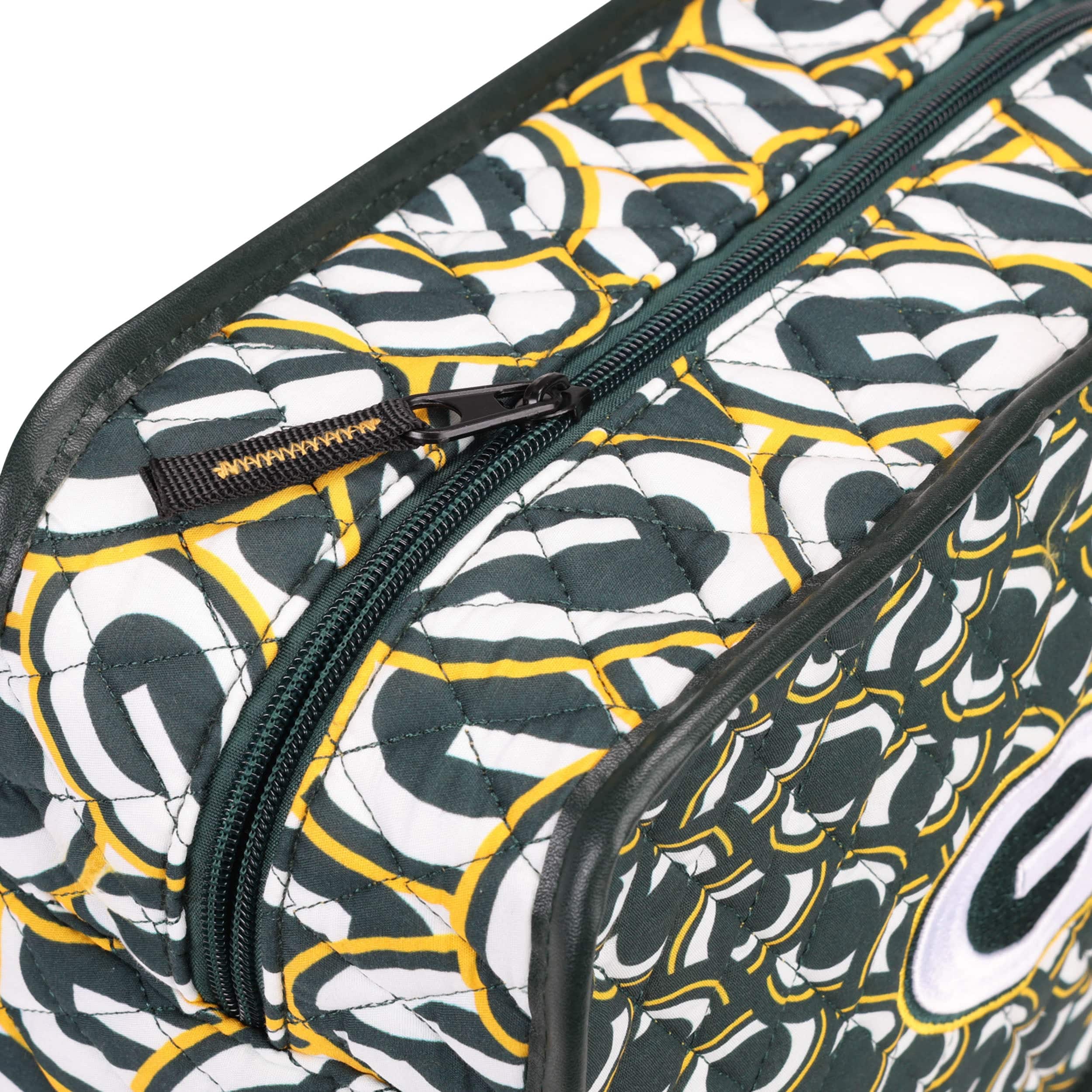 Green Bay Packers NFL Quilted Printed Cosmetic Bag - Image 4