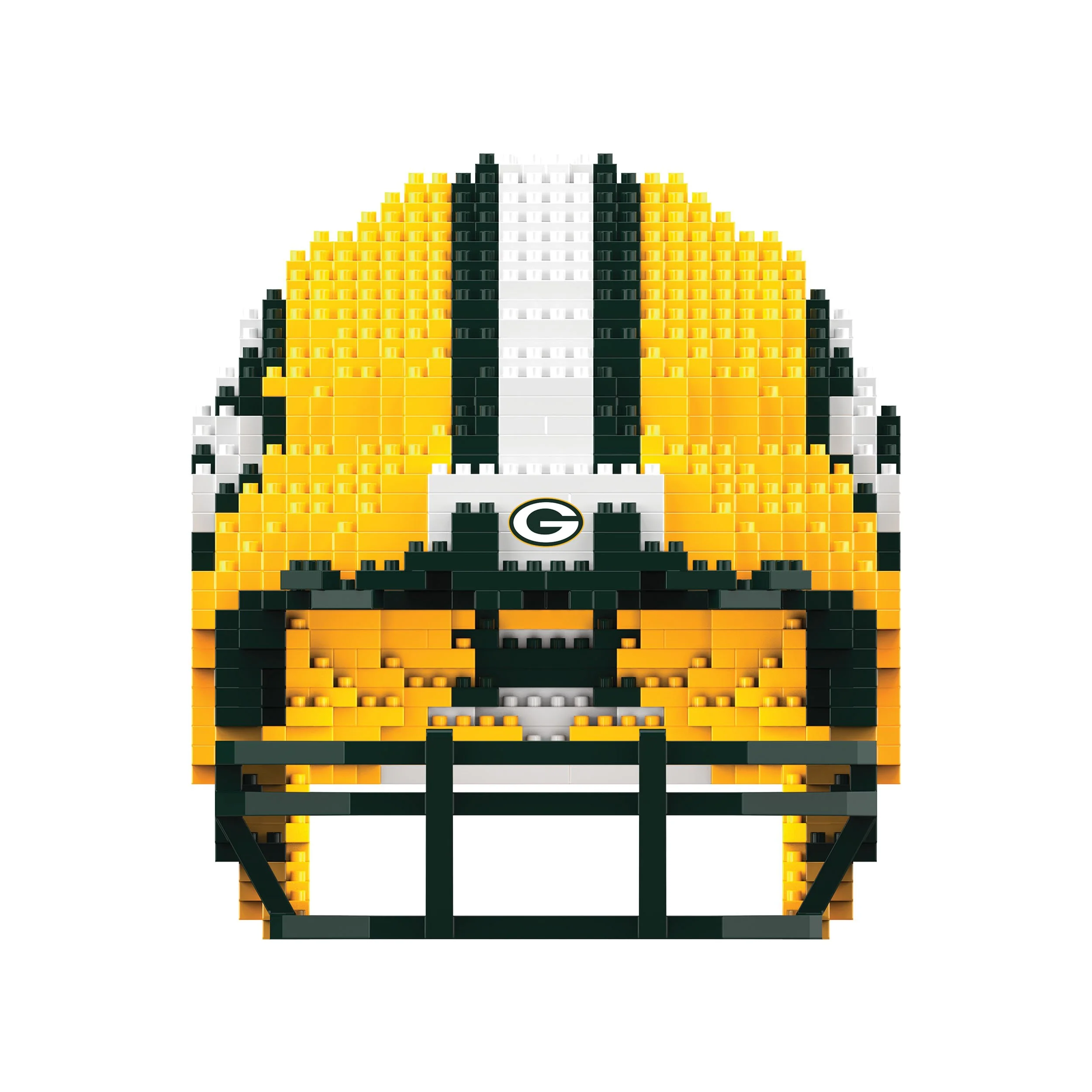 Green Bay Packers NFL Replica BRXLZ Mini Helmet - Image 3