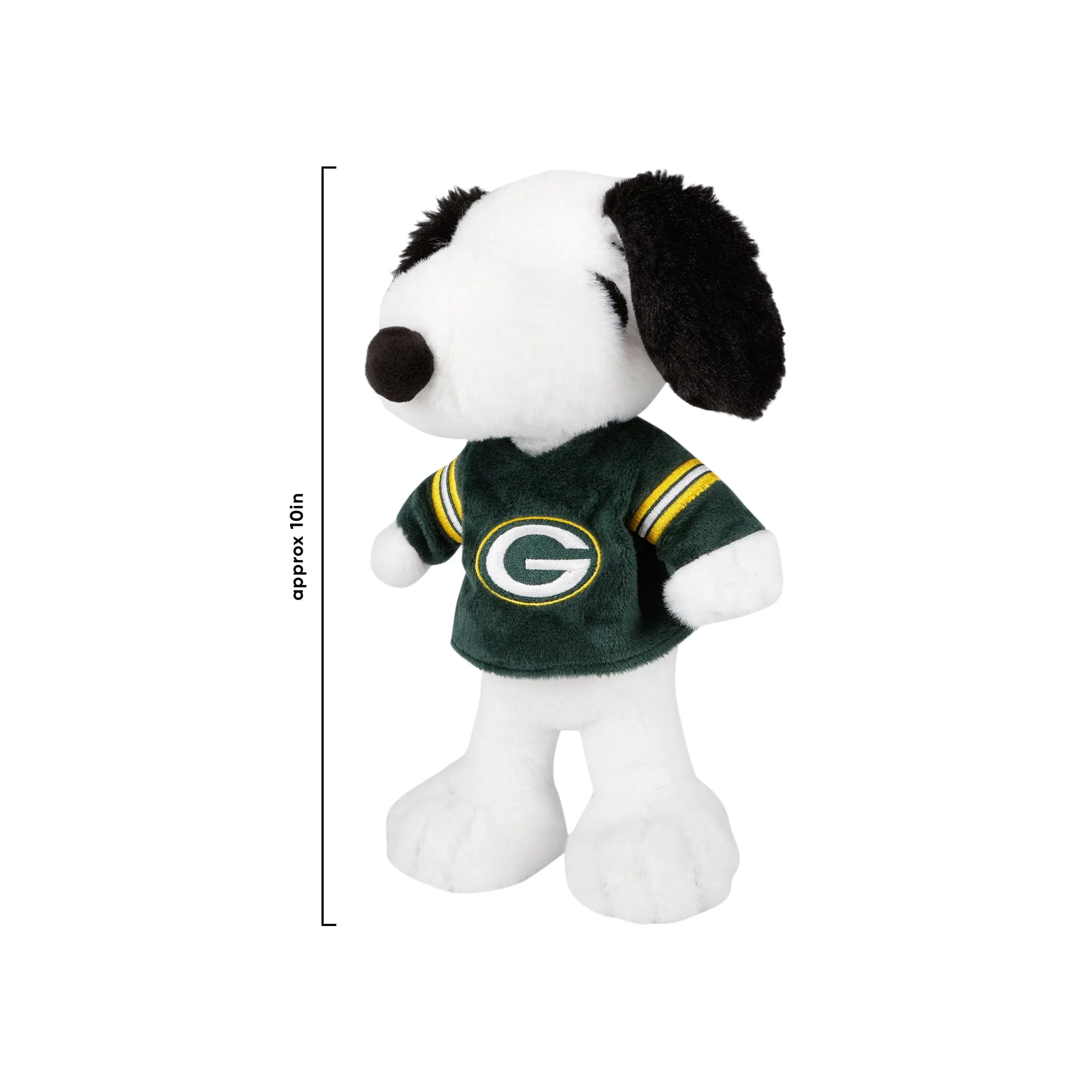 Green Bay Packers NFL Snoopy Peanuts Team Jersey Plush - Image 2
