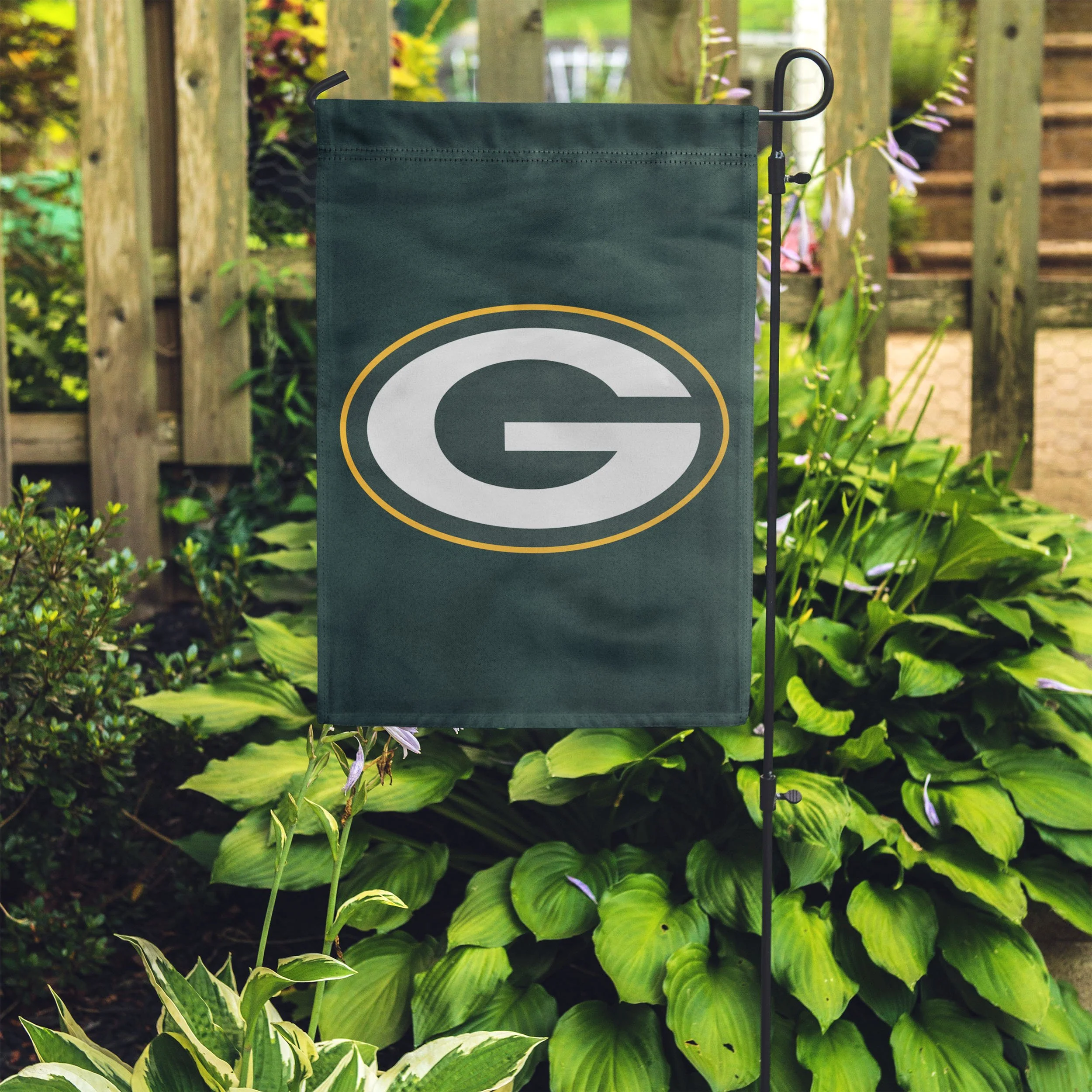 Green Bay Packers NFL Solid Garden Flag - Image 4
